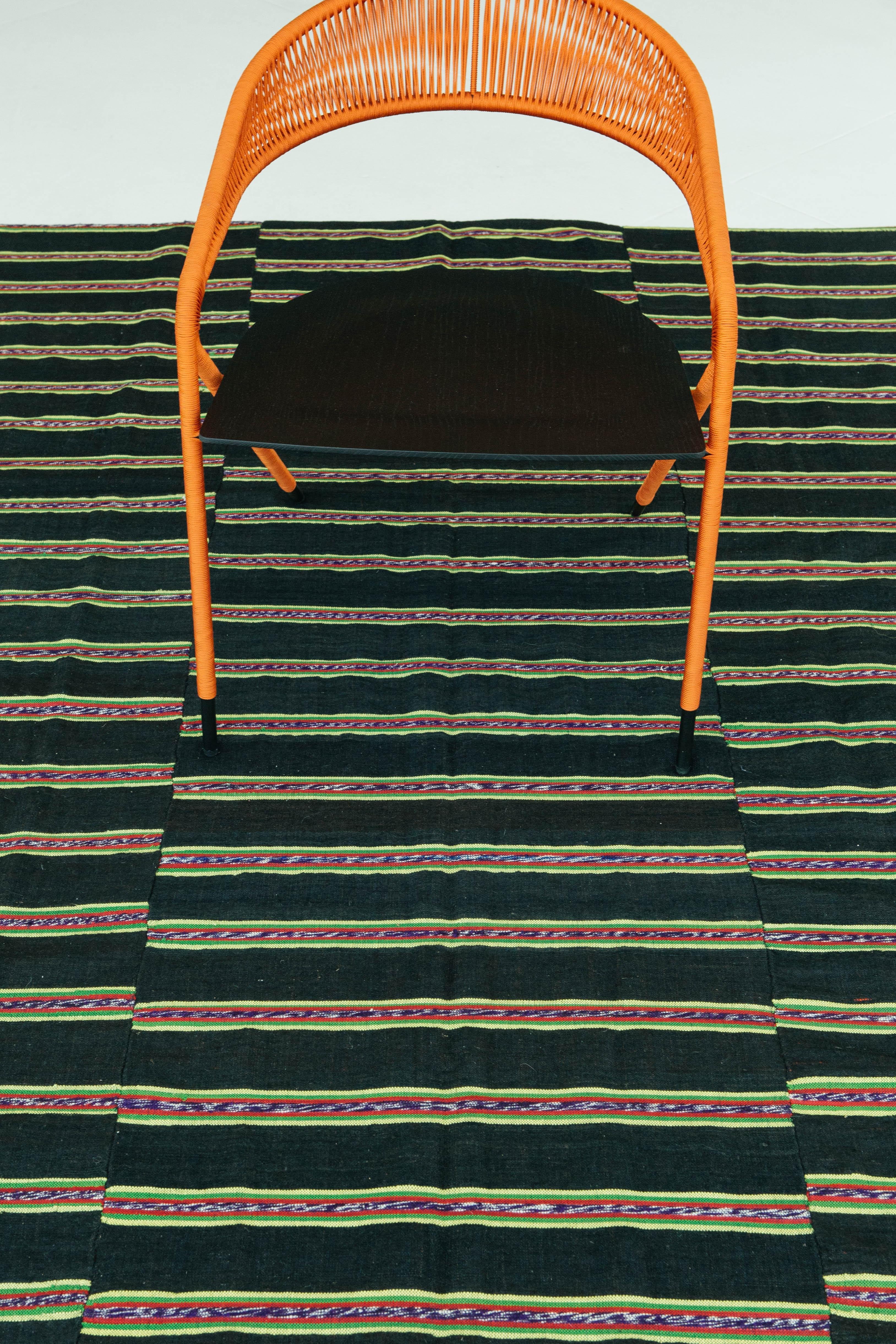 20th Century Turkish Tisse Kilim Flat-Weave Rug