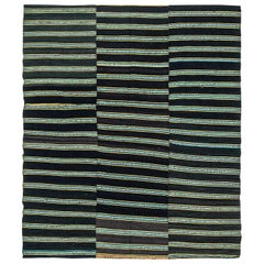 Turkish Tisse Kilim Flat-Weave Rug
