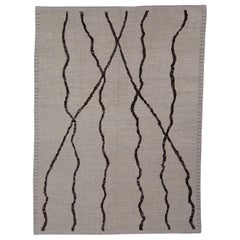 Tappeto turco Tulu orientale fatto a mano 7'11" x 10'3" #10795