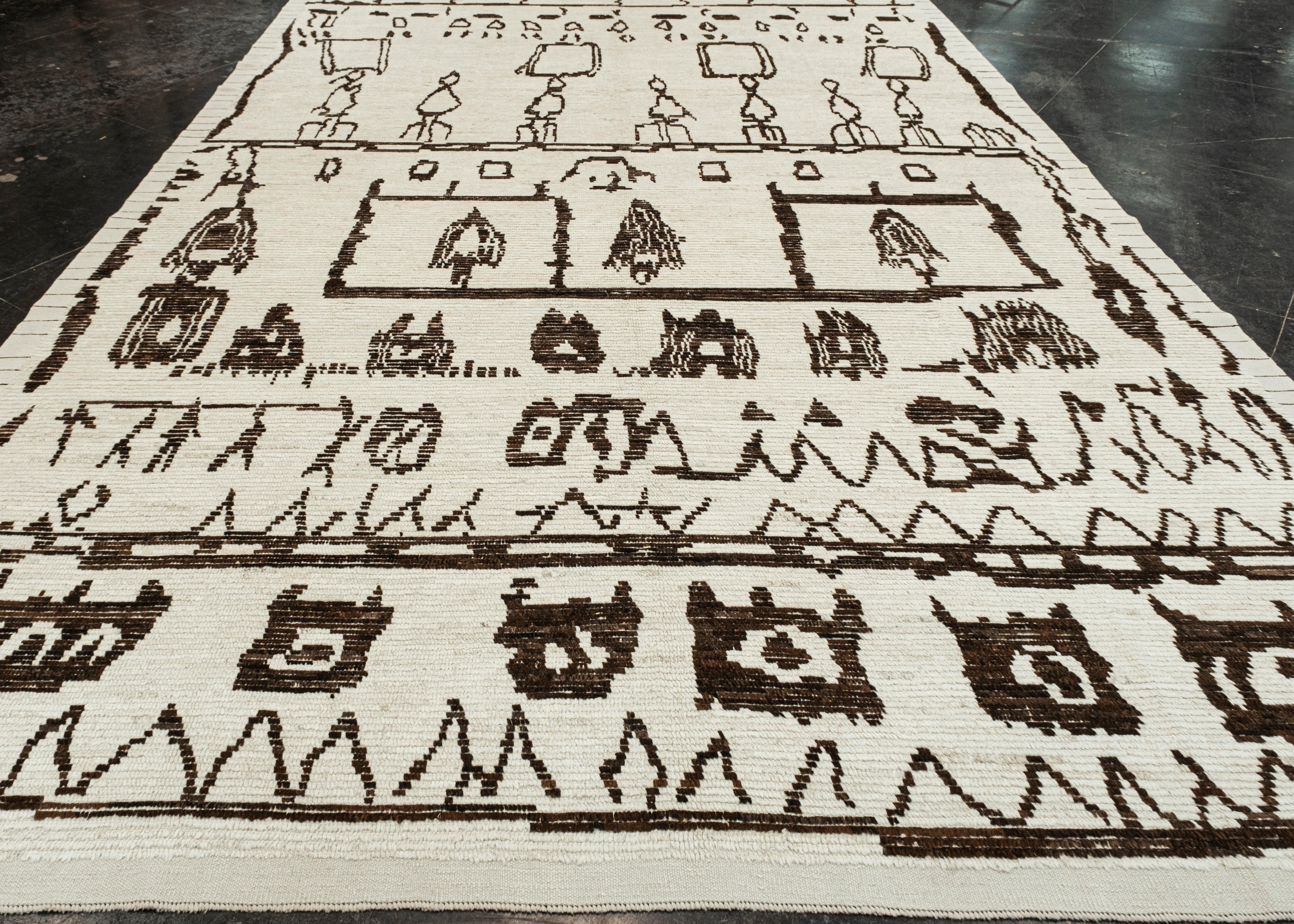 Turkish Tulu Rug Oriental Handmade 9'9