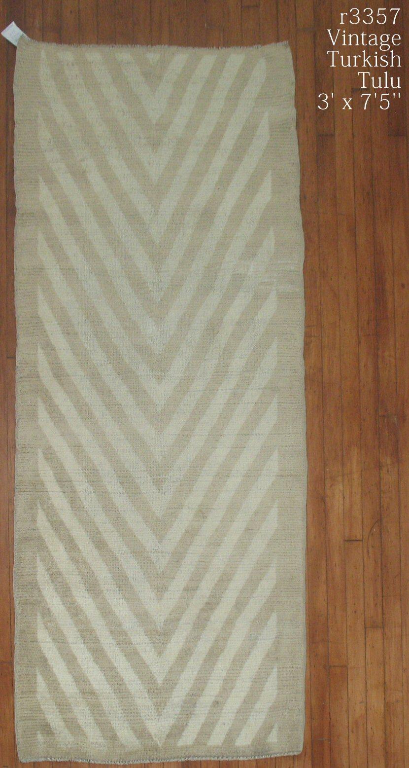 Mid-Century Modern Turkish Tulu Runner