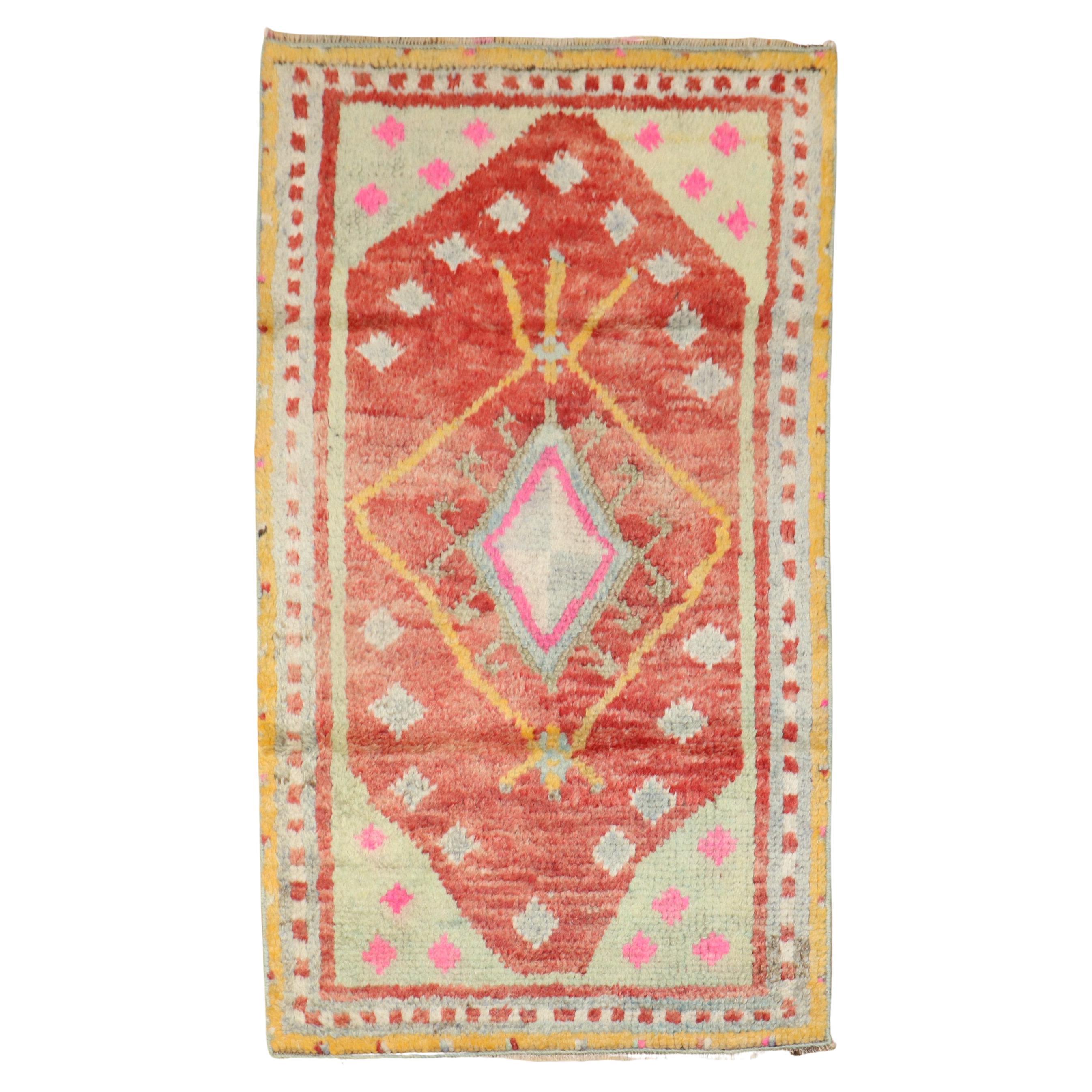 Turkish Tulu Scatter Size Rug For Sale