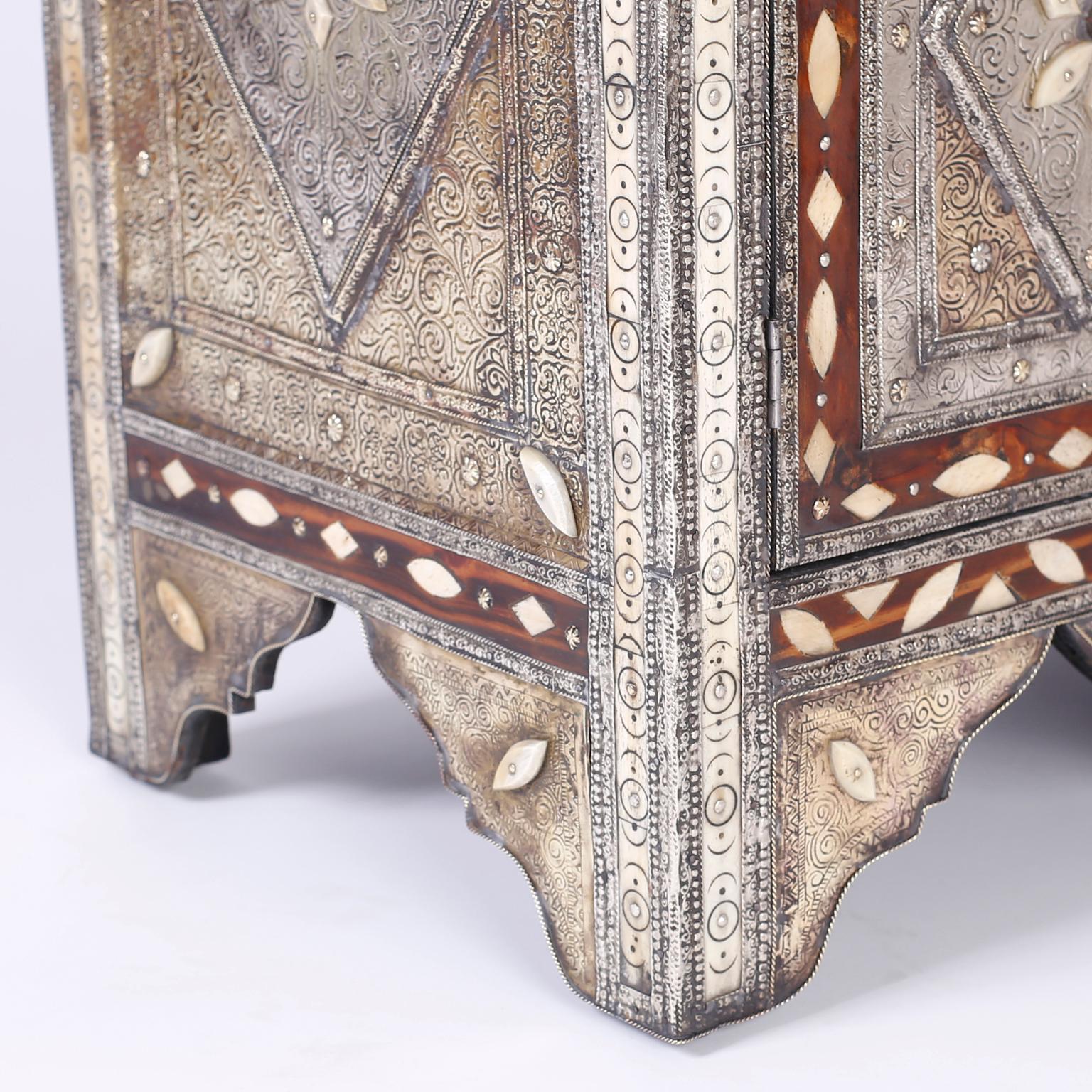 Hammered Turkish Two-Door Chest