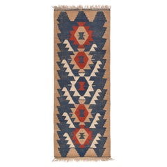 Tapis de couloir Kilim turc USHAK