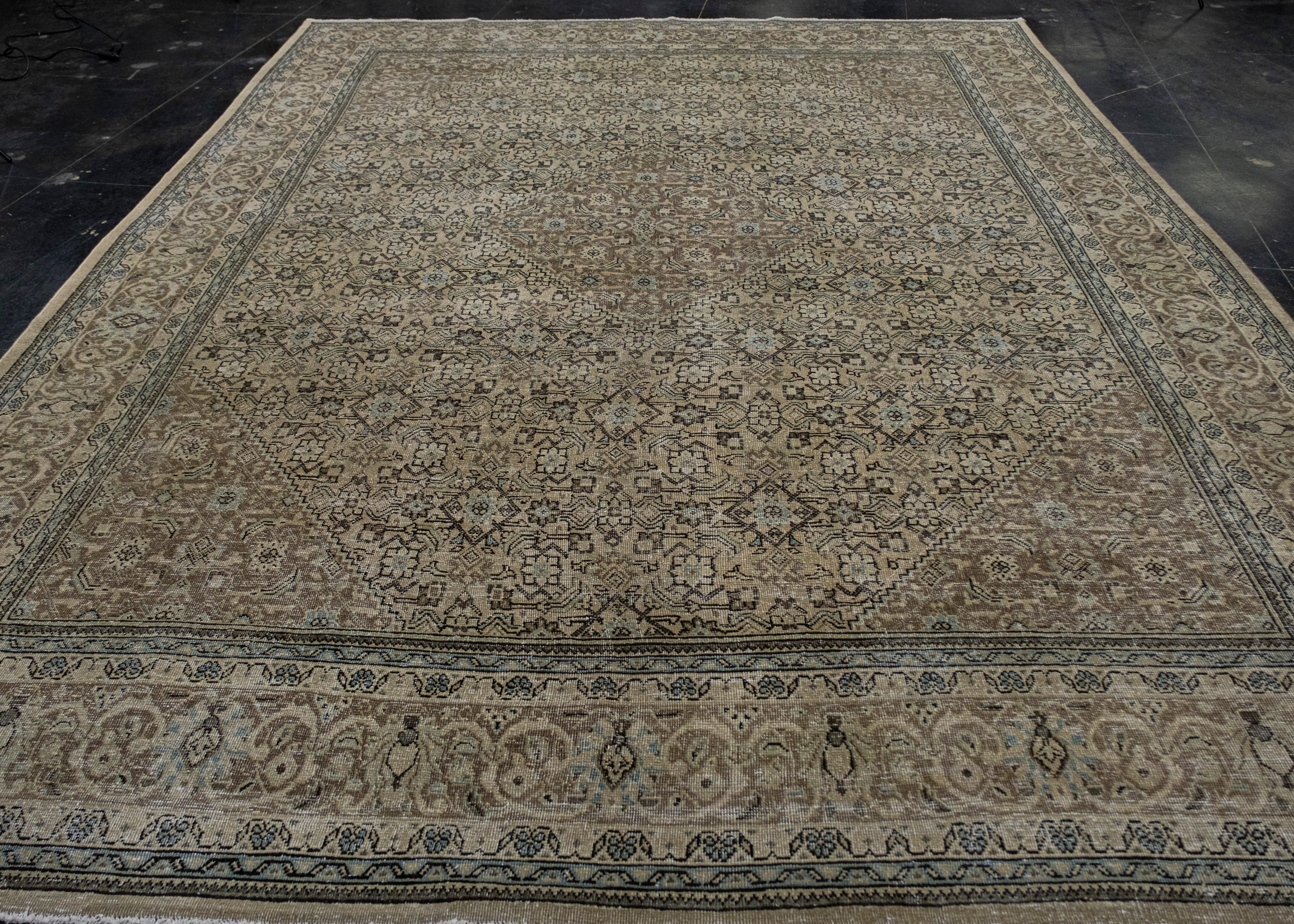 Turkish Vintage Anatolian Rug 10'3