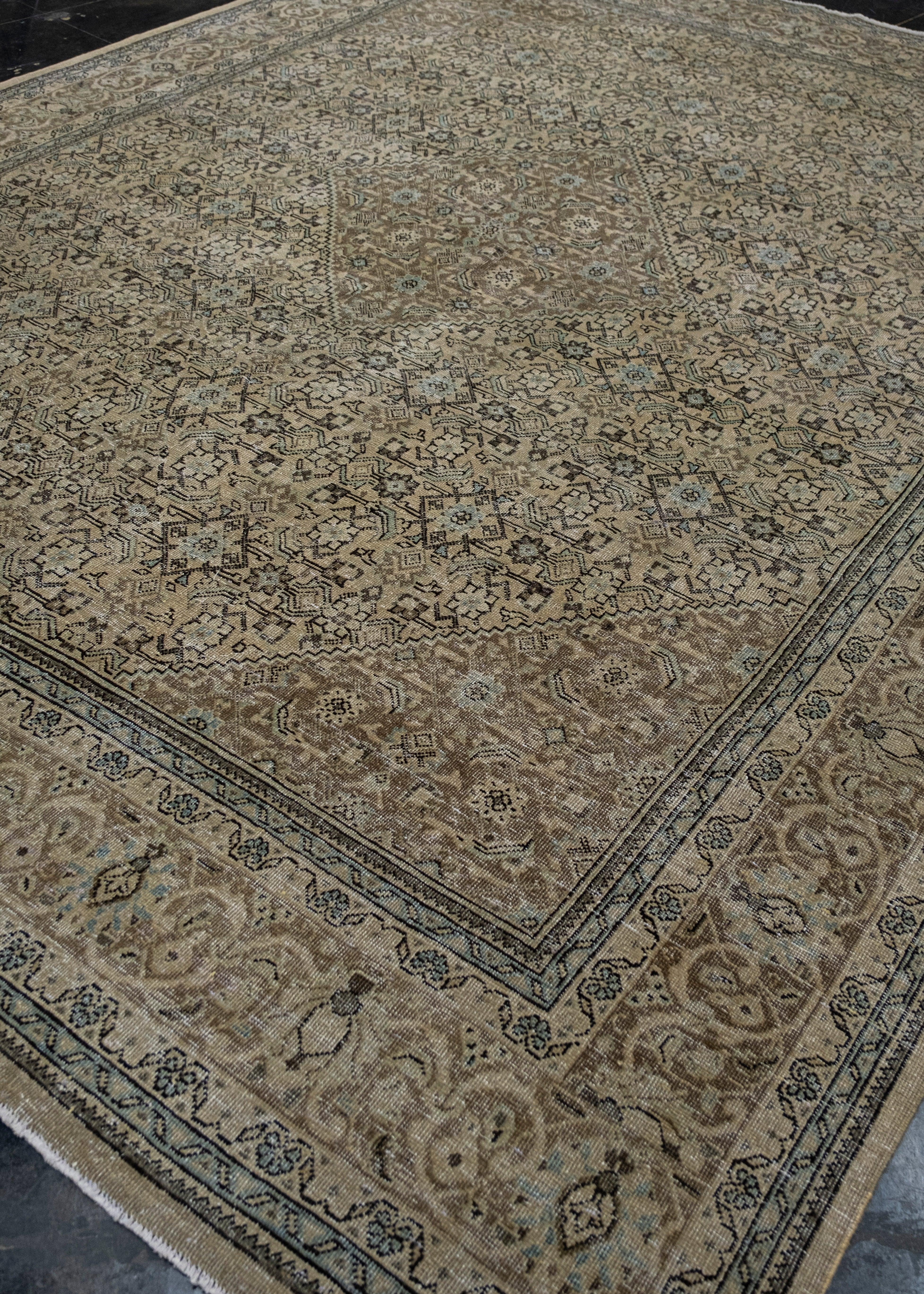 Turc Tapis turc vintage d'Anatolie 10'3