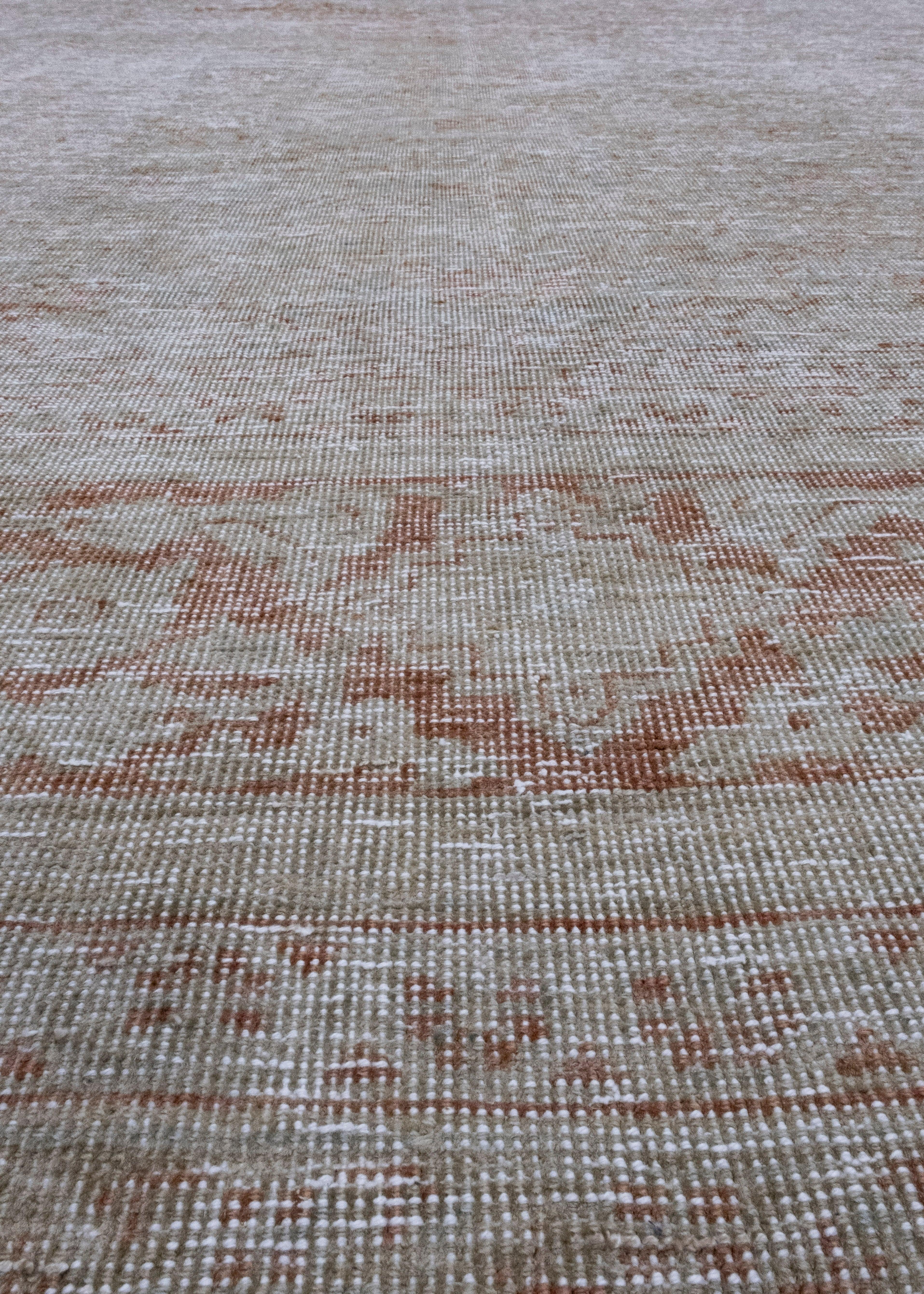 Türkischer Anatolischer Vintage-Teppich 11'8