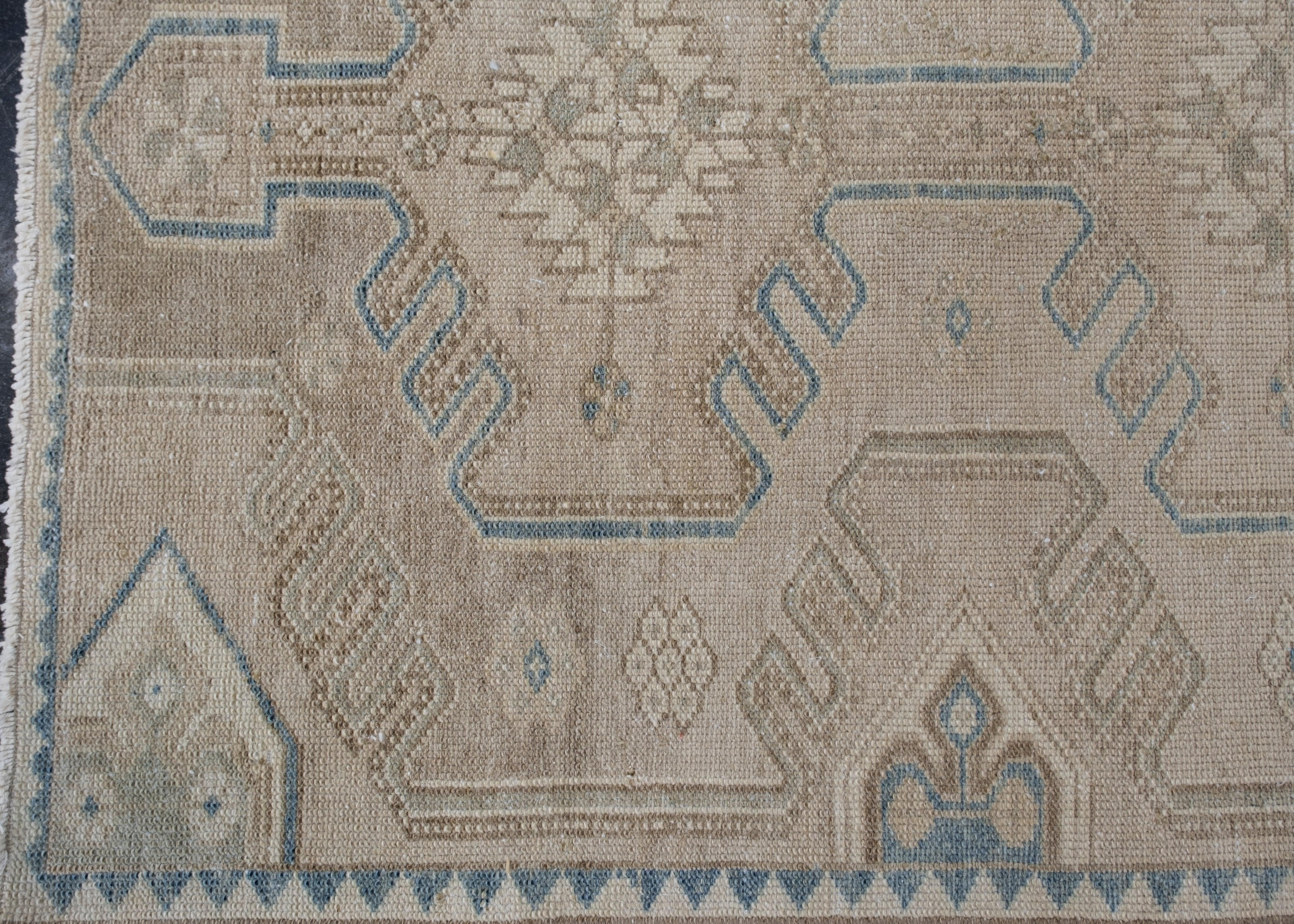 Contemporary Turkish Vintage Anatolian Rug 2'10