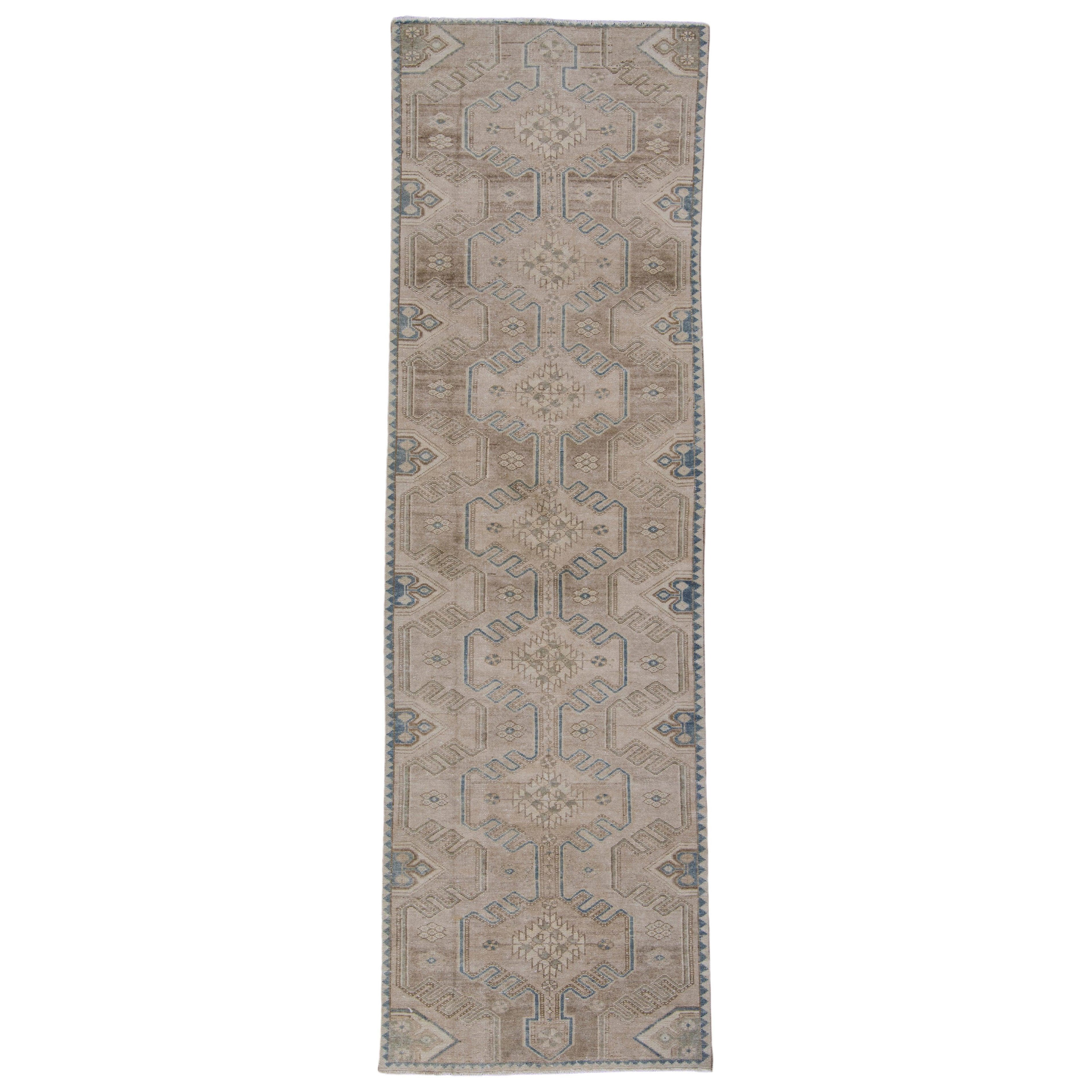 Türkischer Vintage-Teppich Anatolien 2'10" x 9'2" #6046
