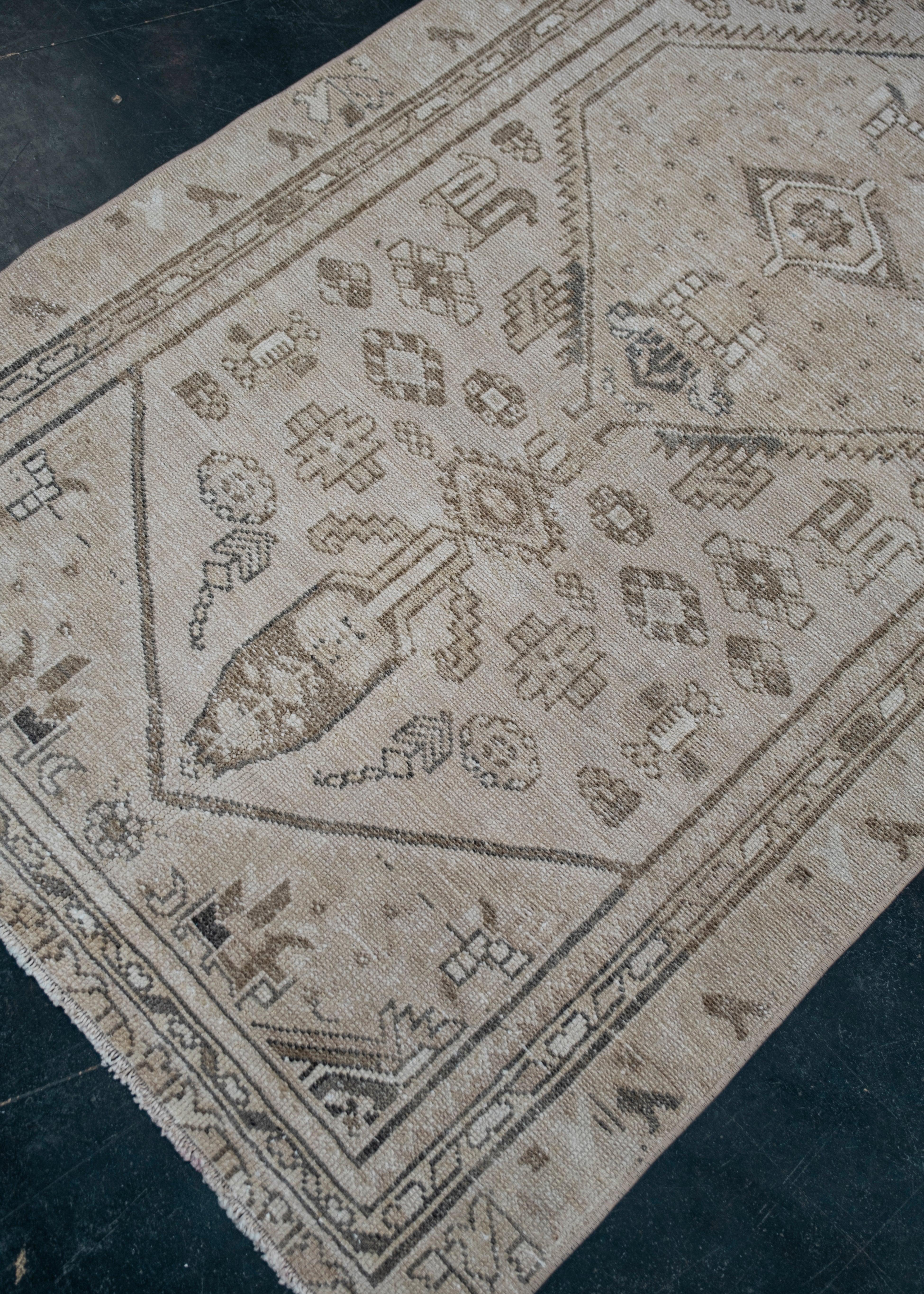 Contemporary Turkish Vintage Anatolian Rug 2'11