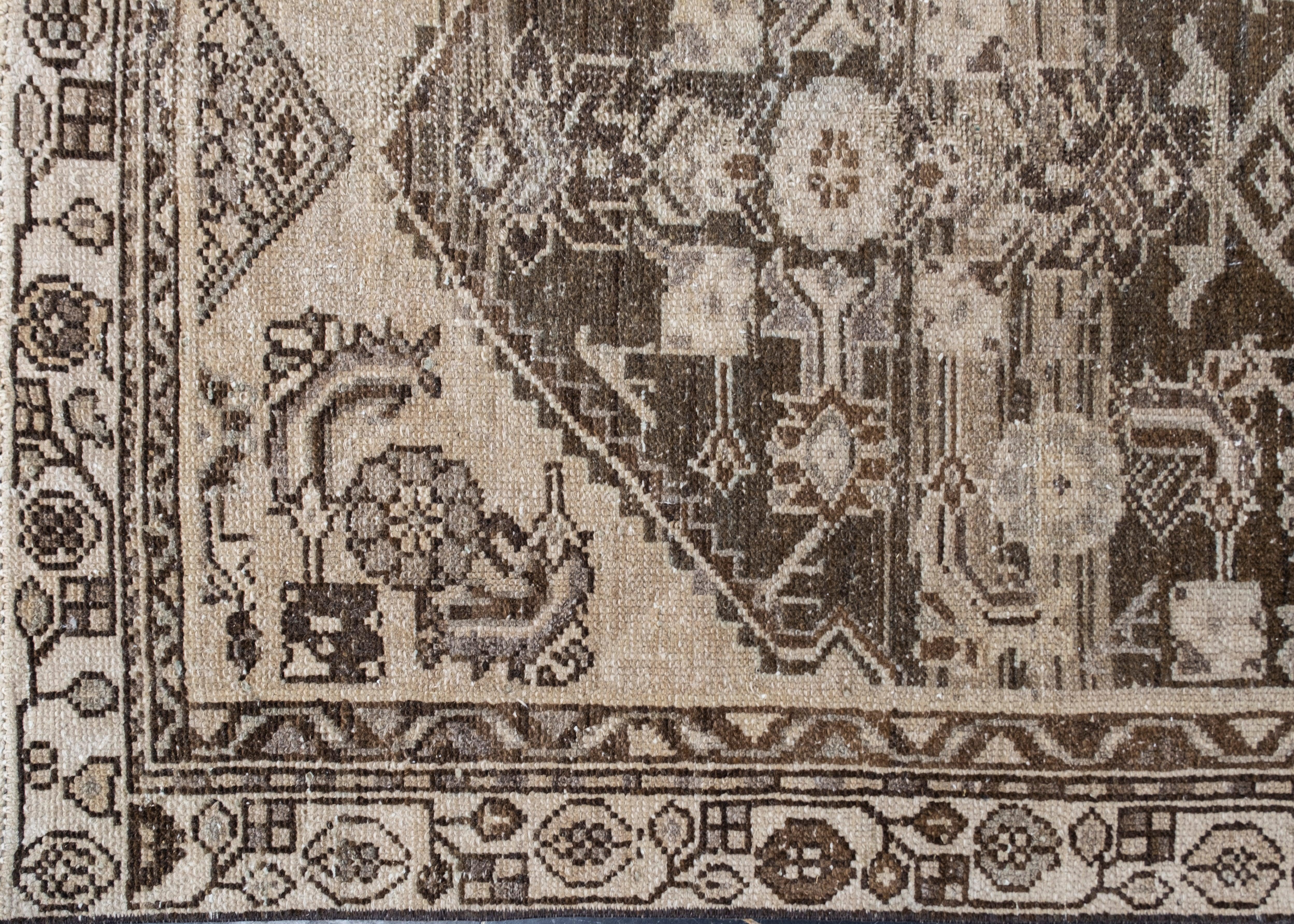 Hand-Knotted Turkish Vintage Anatolian Rug 2'11