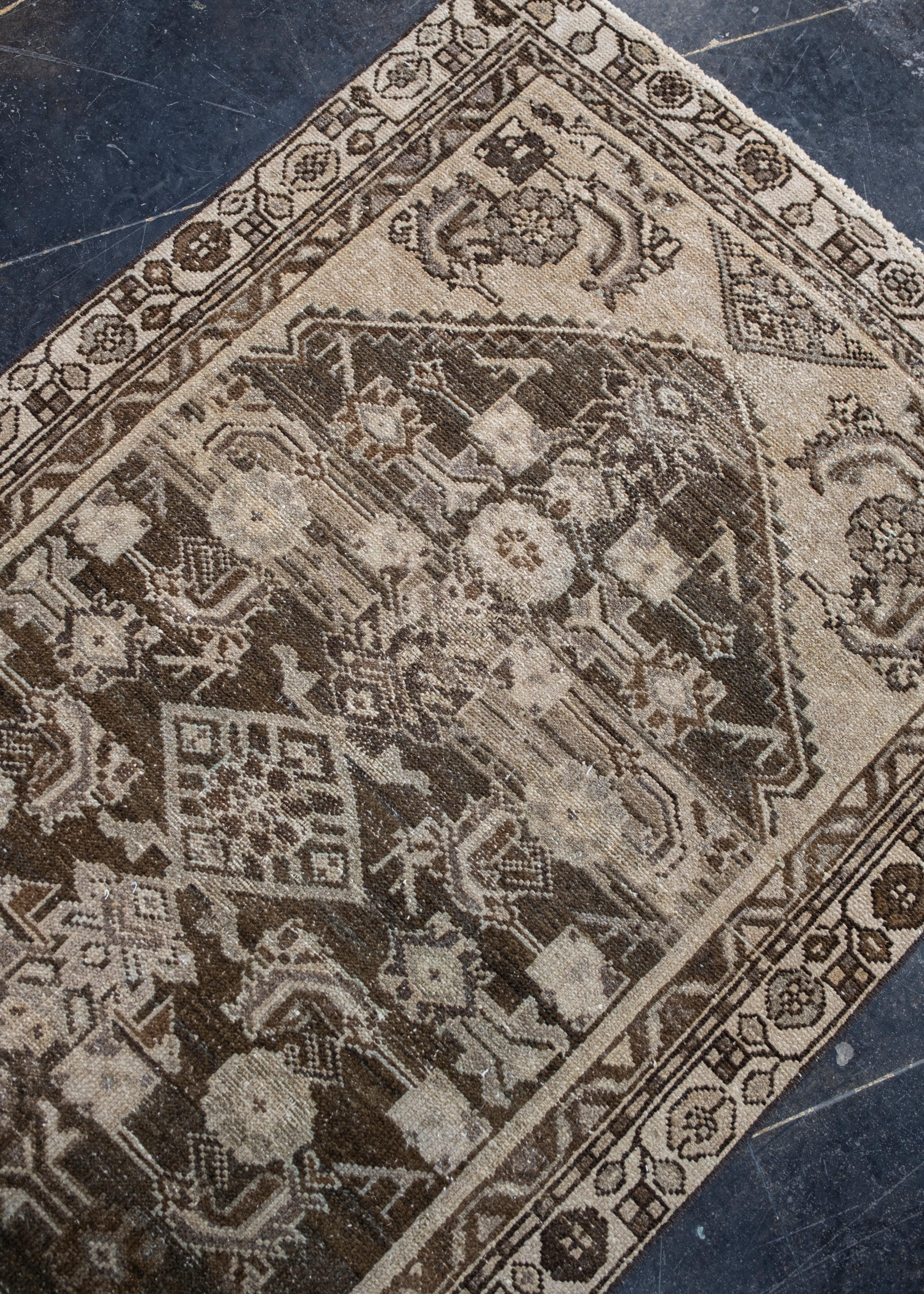 Contemporary Turkish Vintage Anatolian Rug 2'11