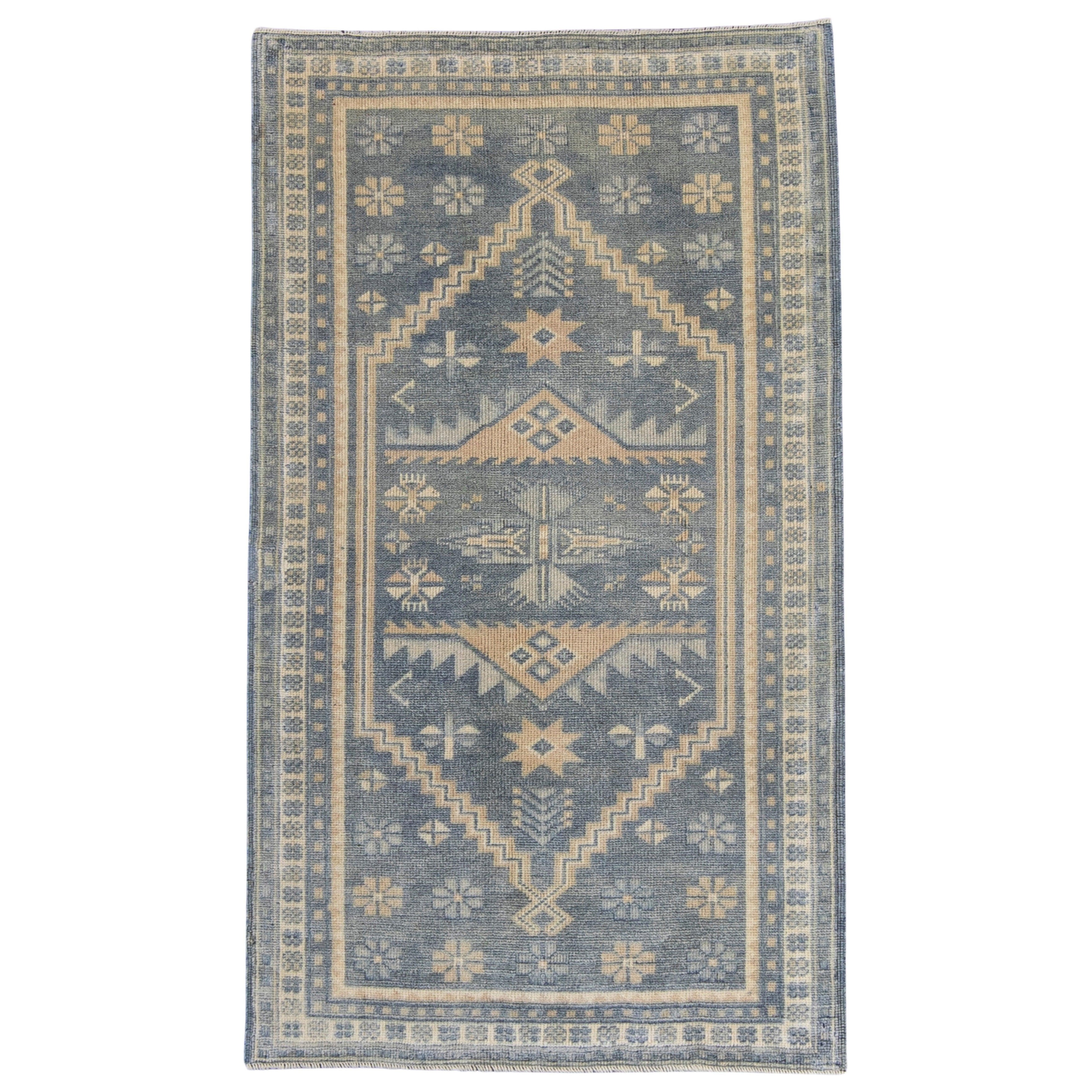 Türkischer Vintage Anatolien Teppich 2'6" x 4'4" #16846