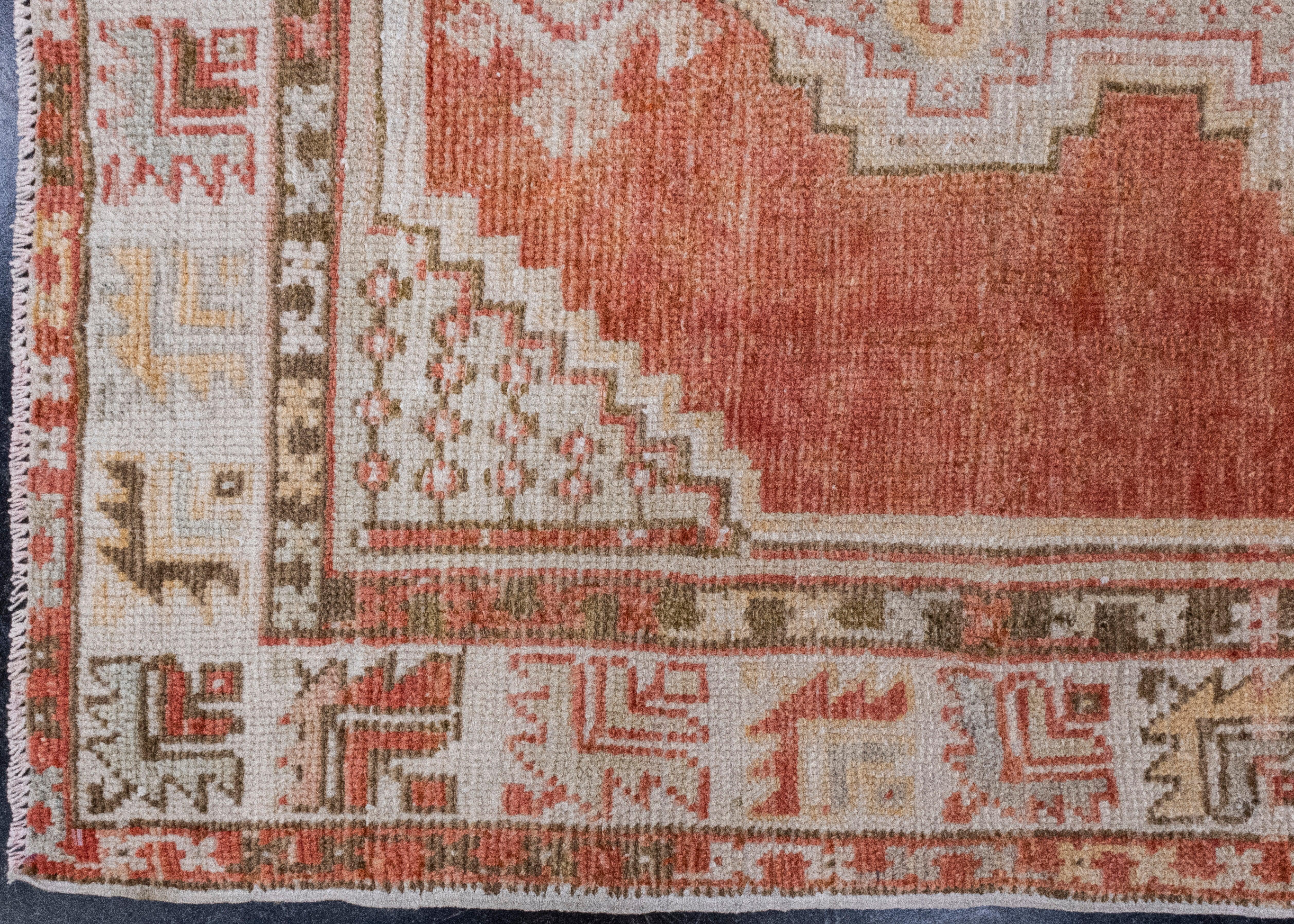 Annodato a mano Tappeto Vintage Anatolian Turco 2'8