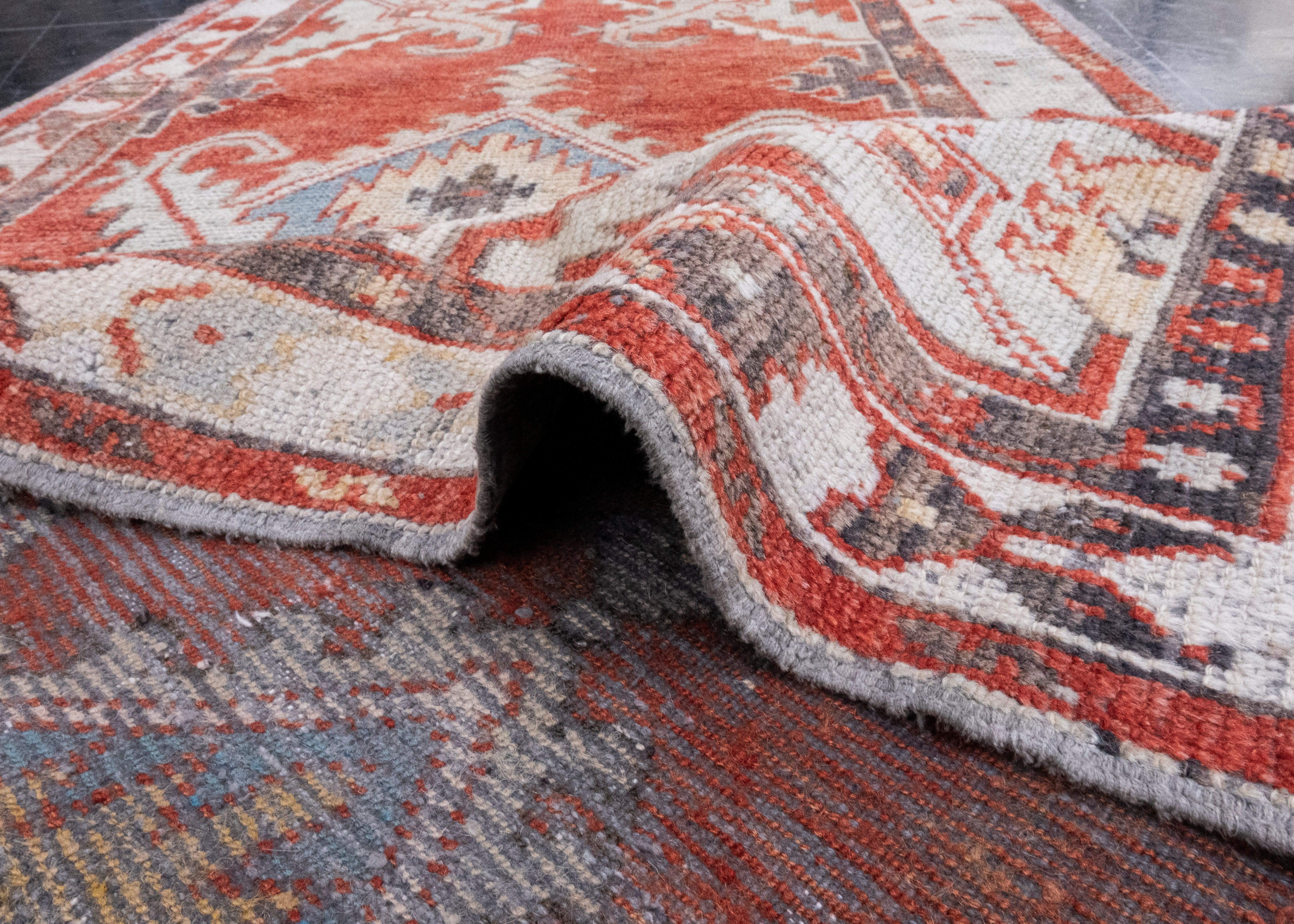 Tapis turc vintage d'Anatolie 2'8