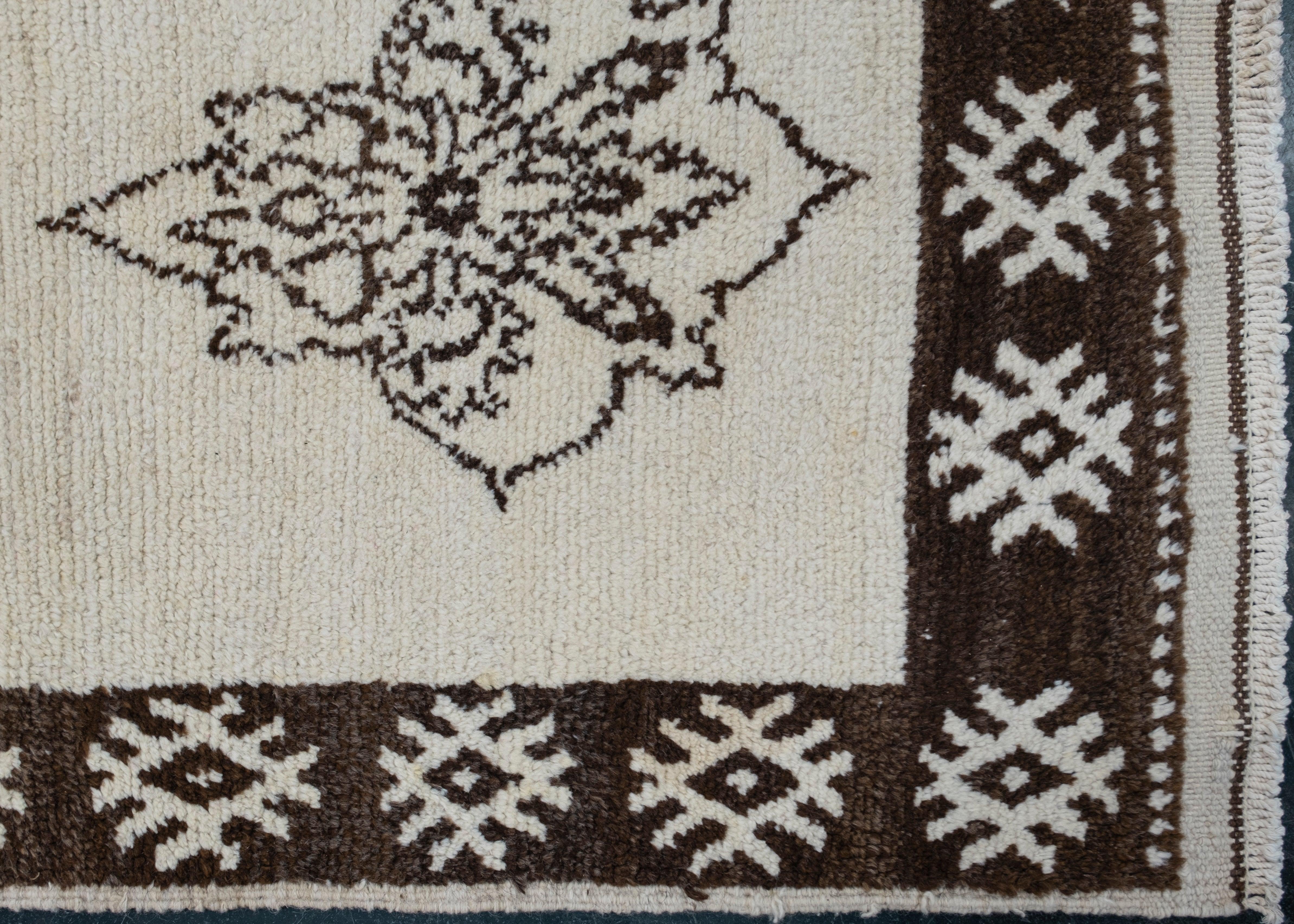 Oushak Rug Oriental Hand Knotted Turkish Oushak 9'3