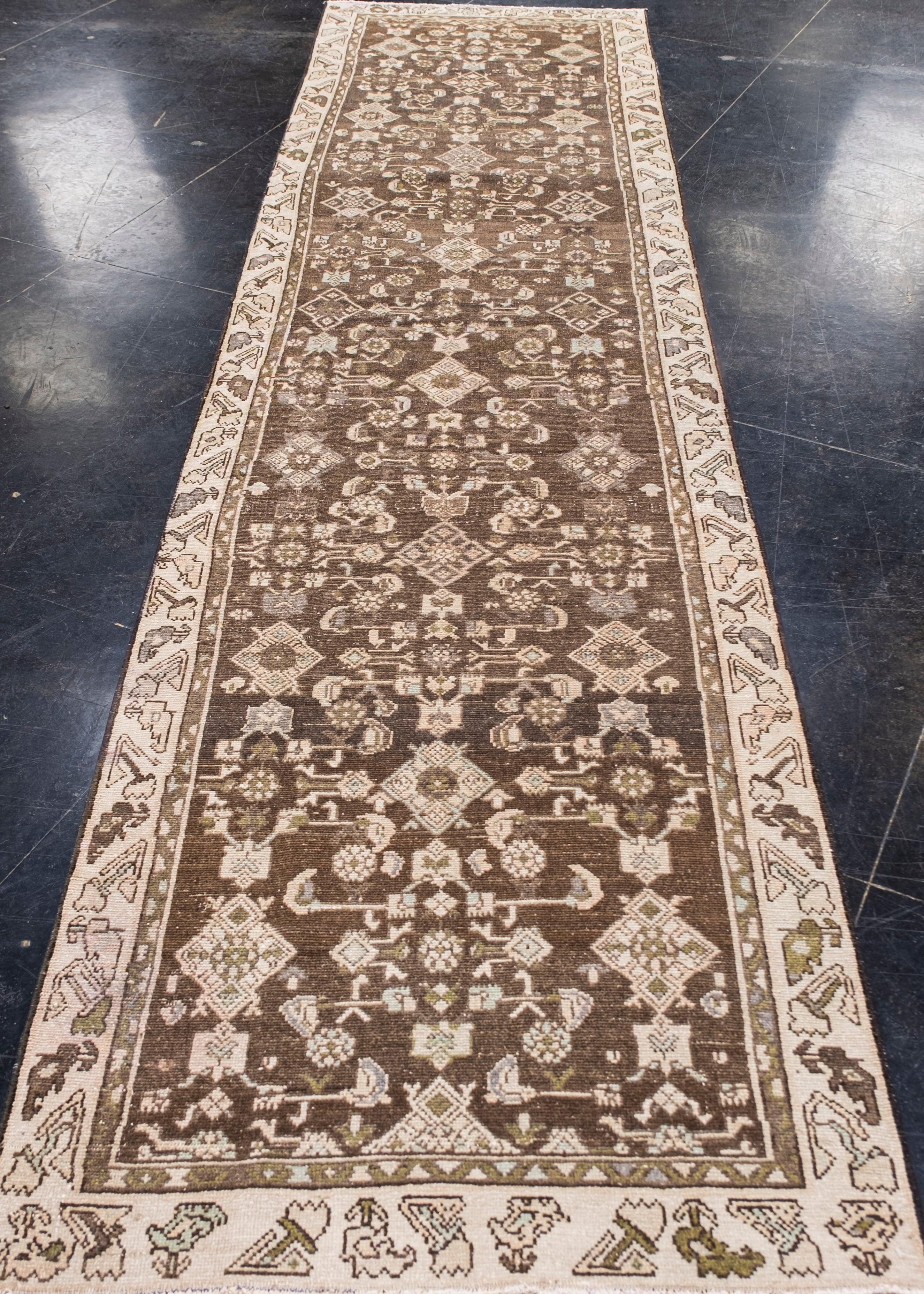 Türkischer Anatolischer Vintage-Teppich 3' x 12'3