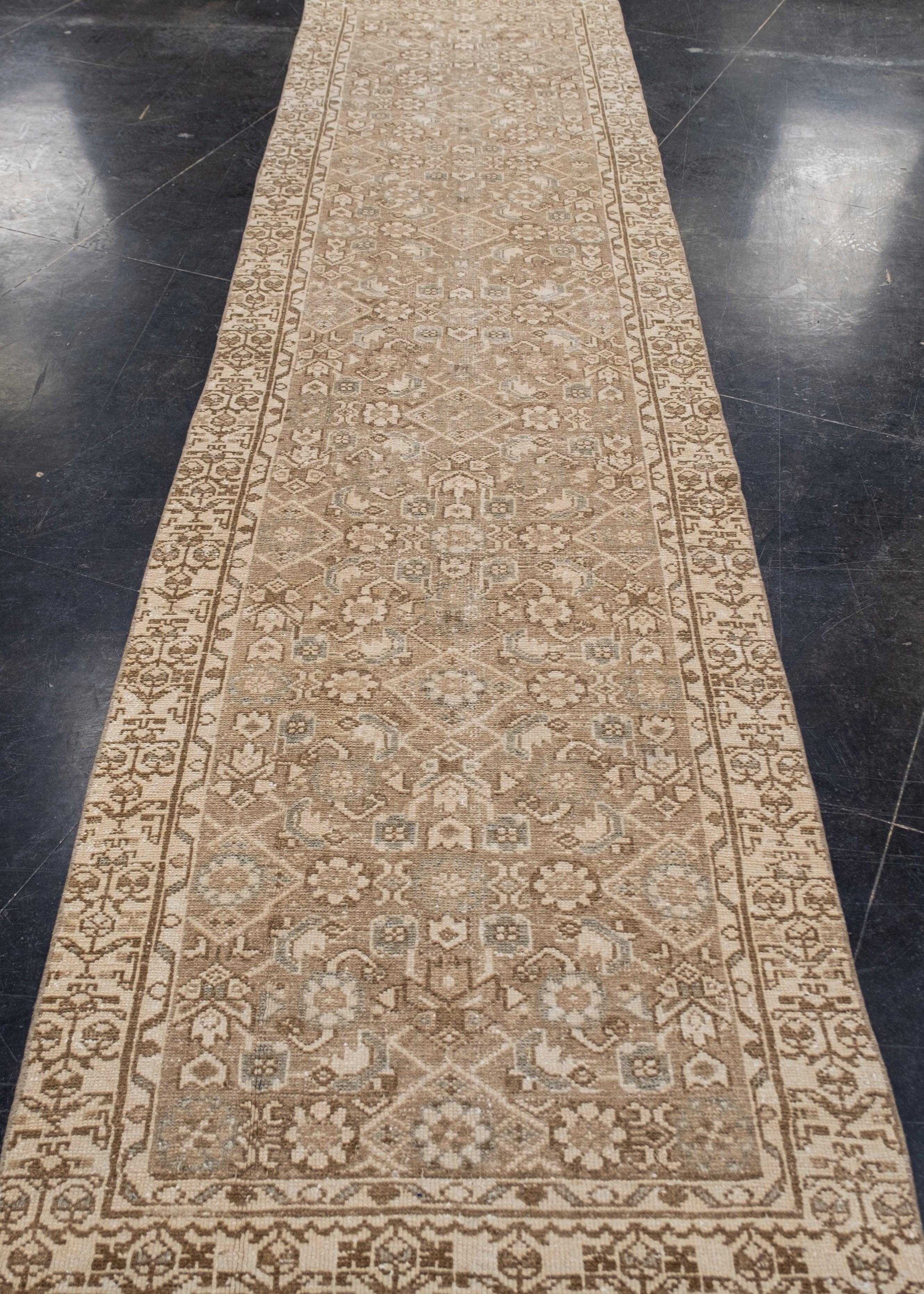 Türkischer Anatolischer Vintage-Teppich 3' x 12'9