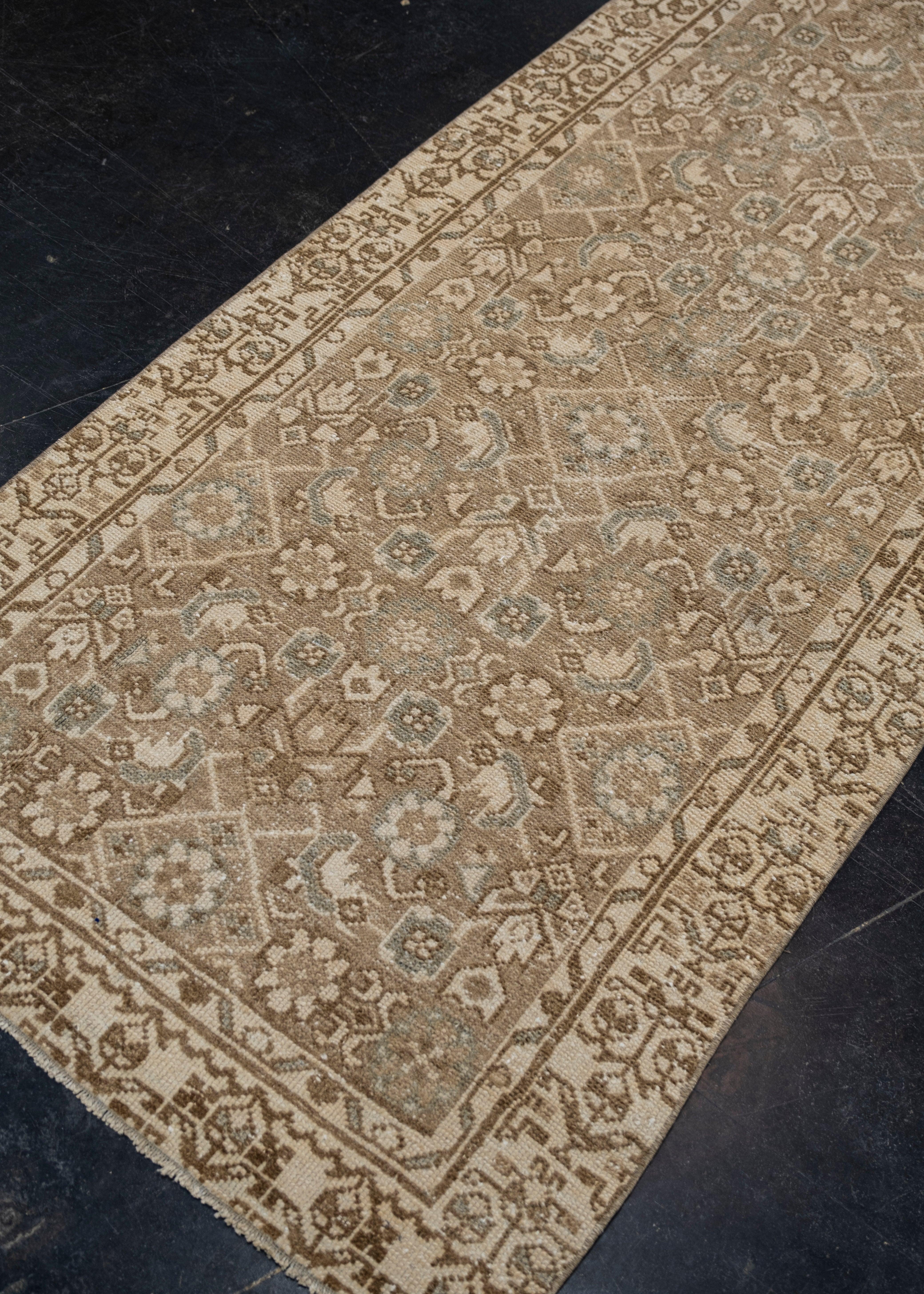 Türkischer Anatolischer Vintage-Teppich 3' x 12'9