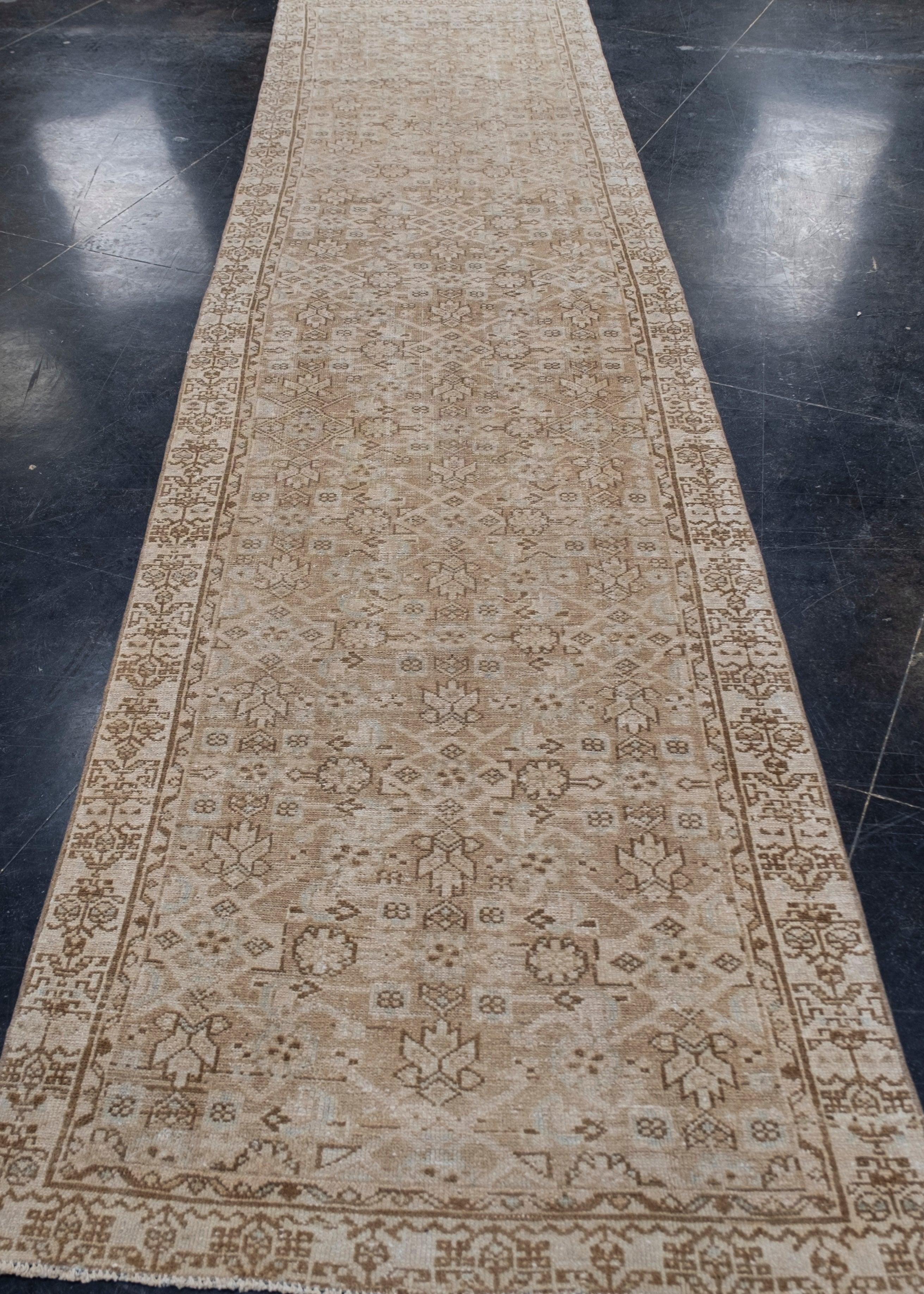 Turkish Vintage Anatolian Rug 3' x 13'1
