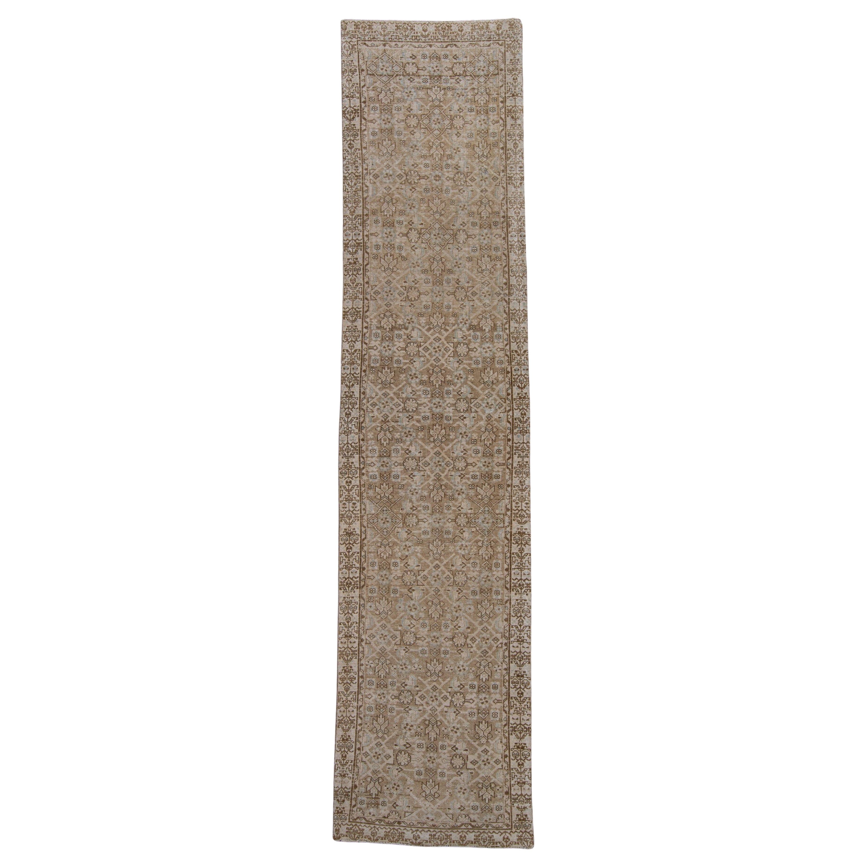 Türkischer Anatolischer Vintage-Teppich 3' x 13'1" #6028