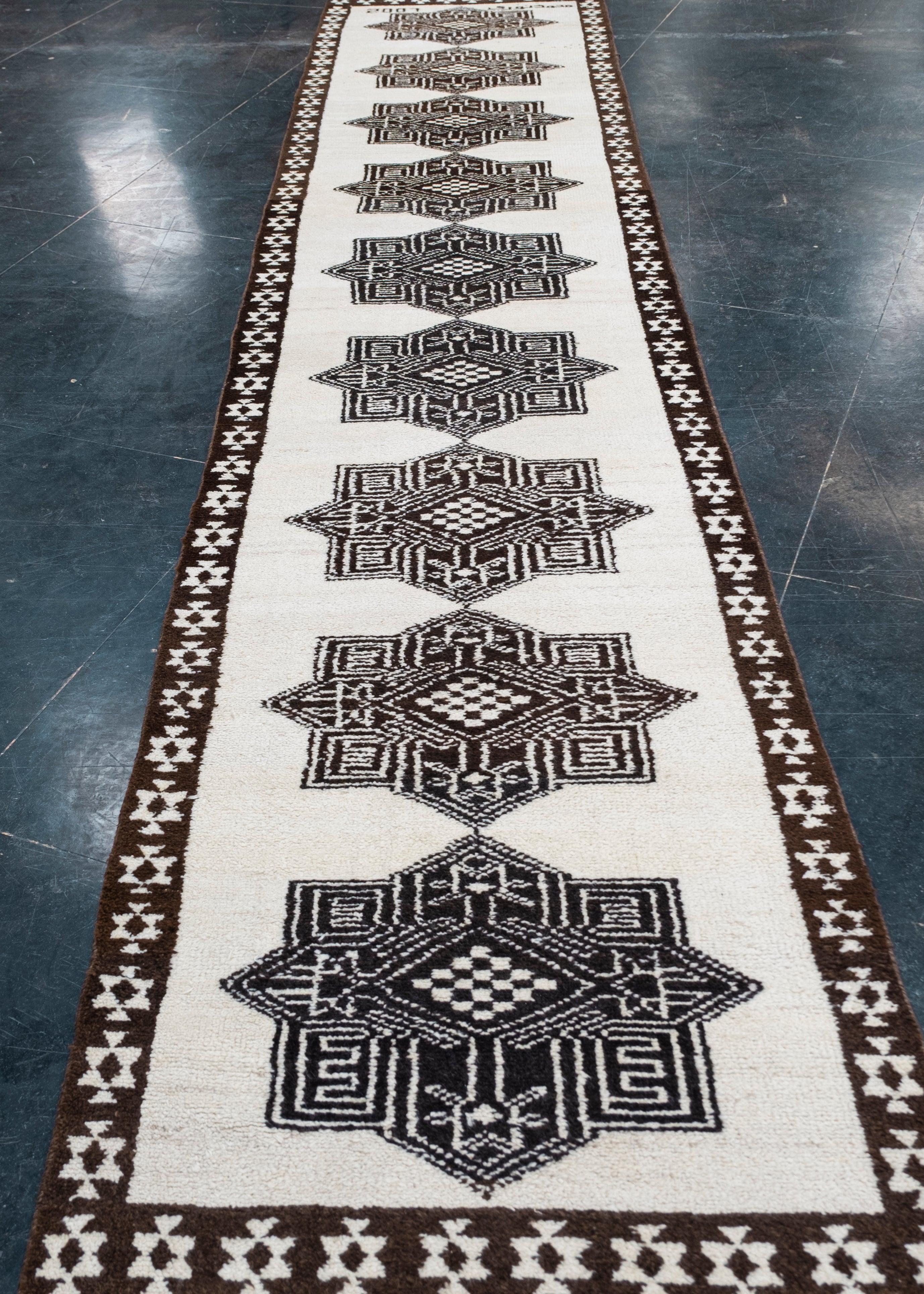 Türkischer Anatolischer Vintage-Teppich 3' x 15'4
