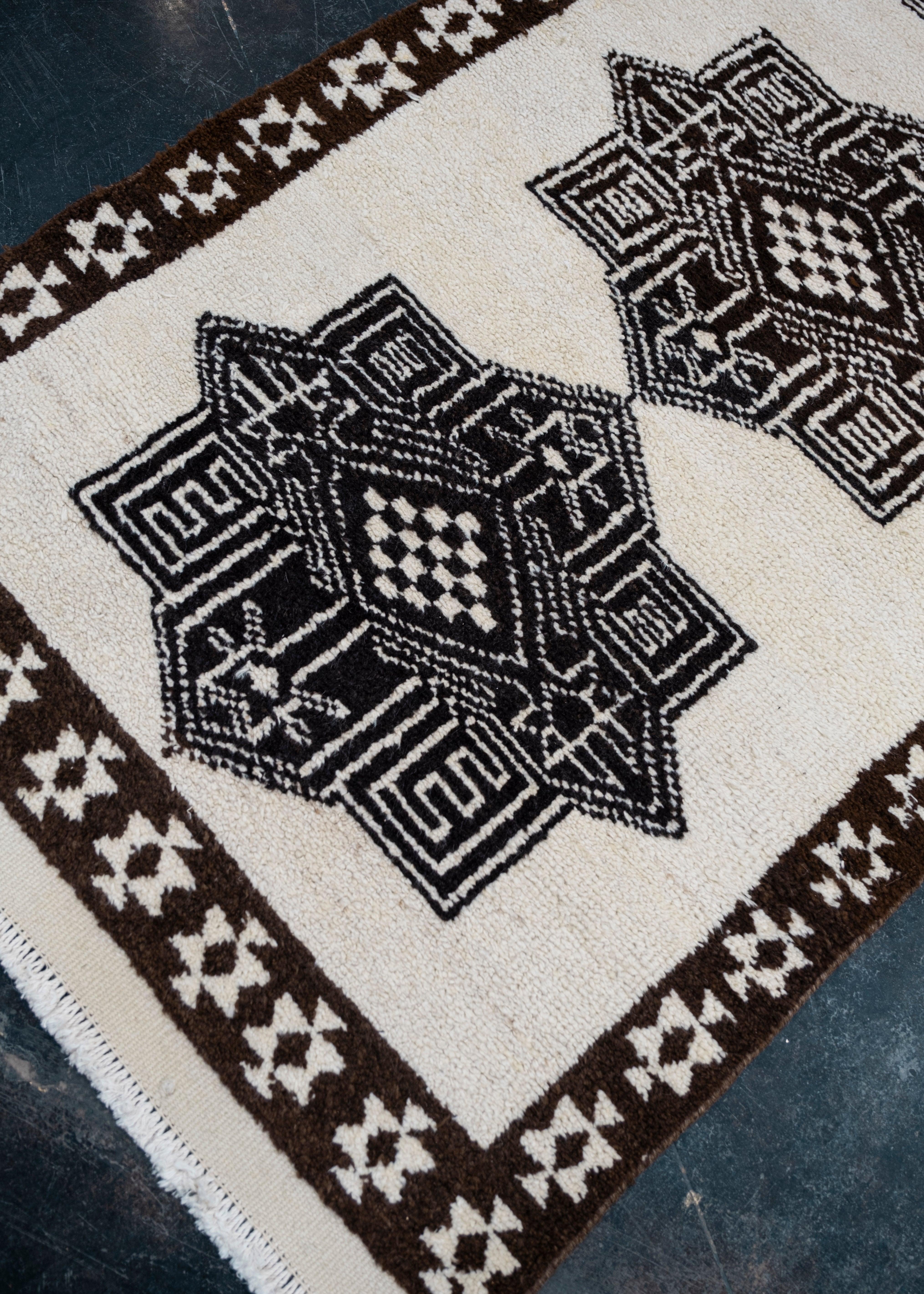 Türkischer Anatolischer Vintage-Teppich 3' x 15'4