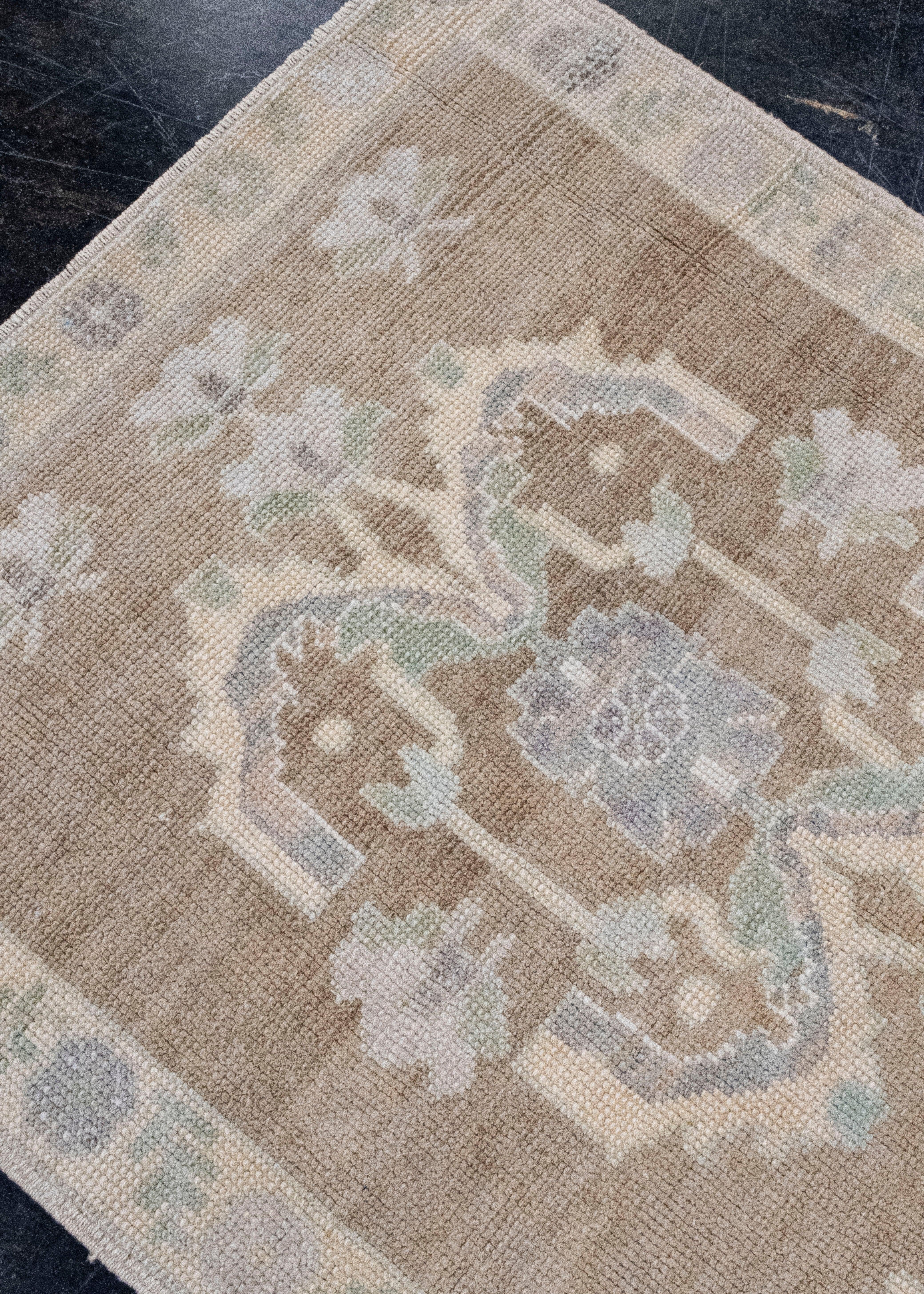 Türkischer Anatolischer Vintage-Teppich 3' x 6'3