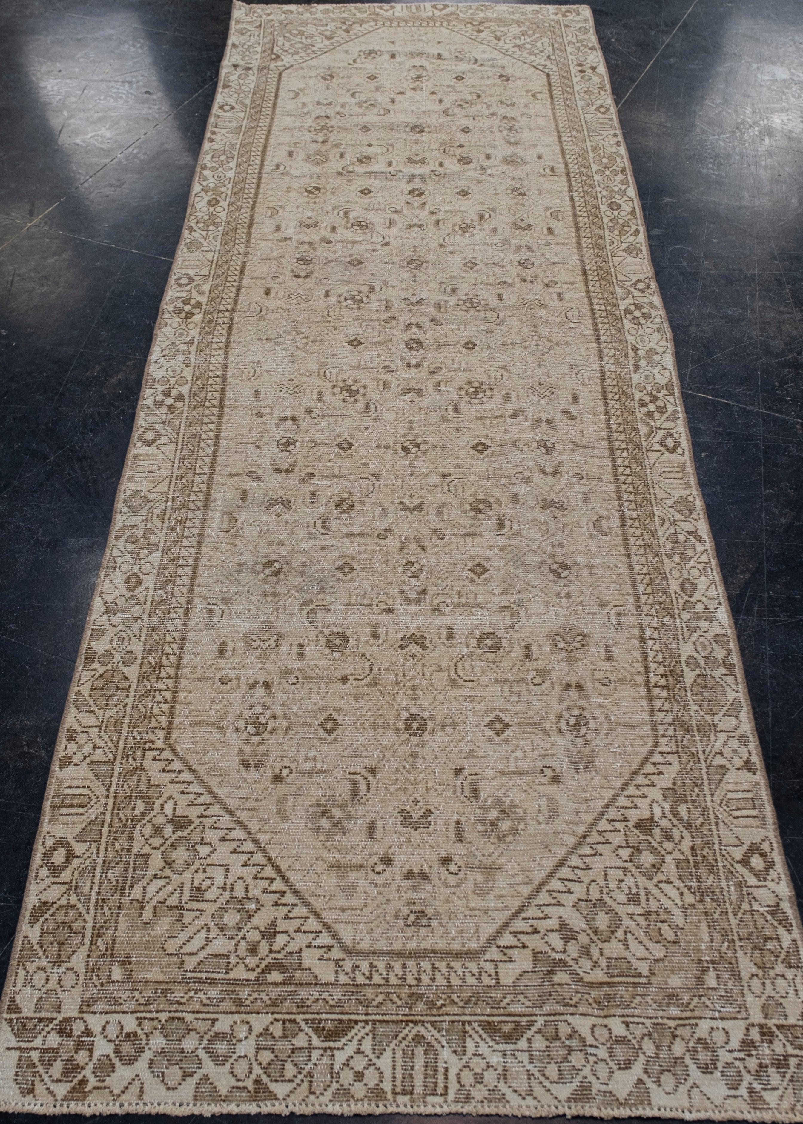 Turkish Vintage Anatolian Rug 3' x 9'3