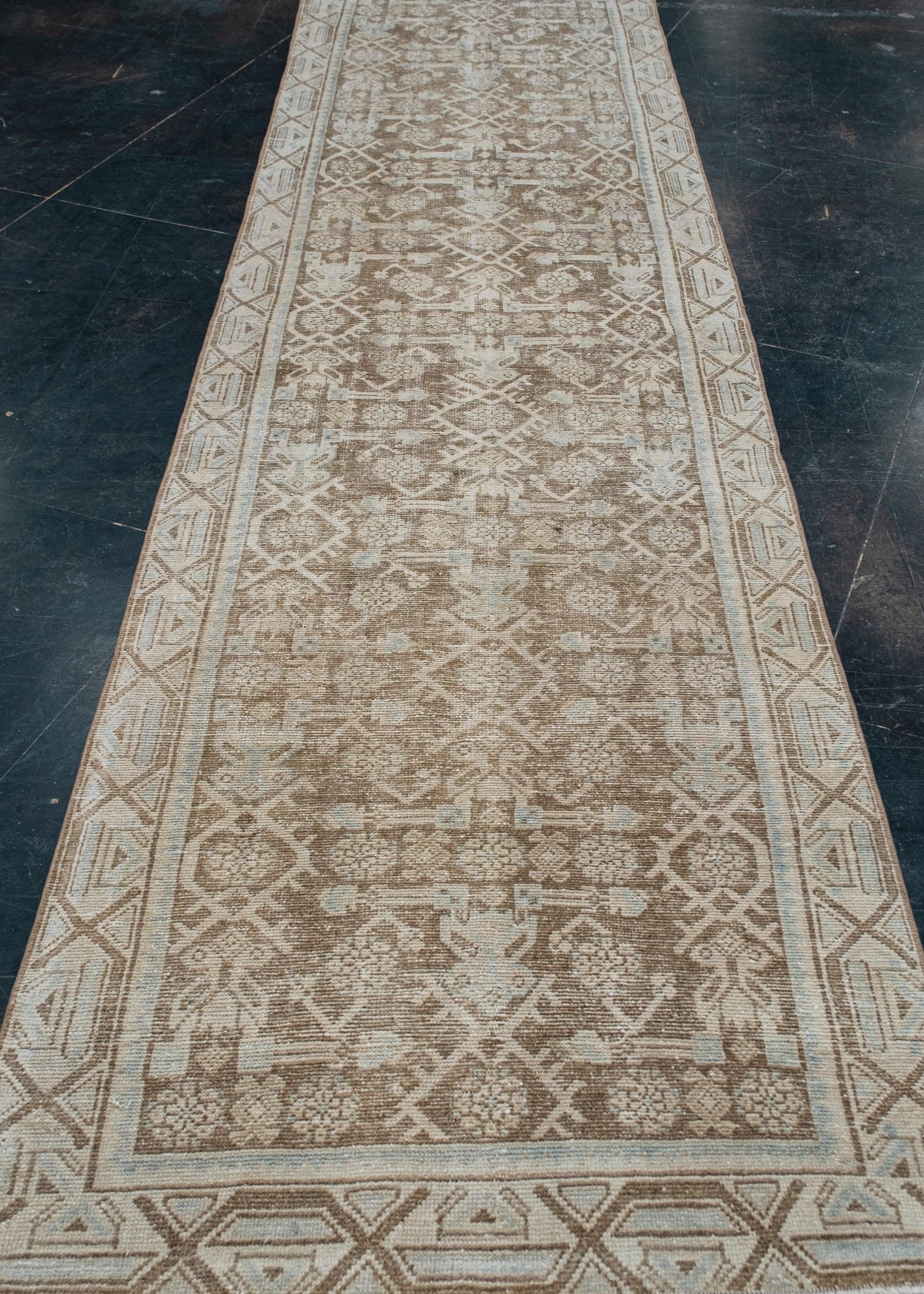 Hand-Knotted Turkish Vintage Anatolian Rug 3'3