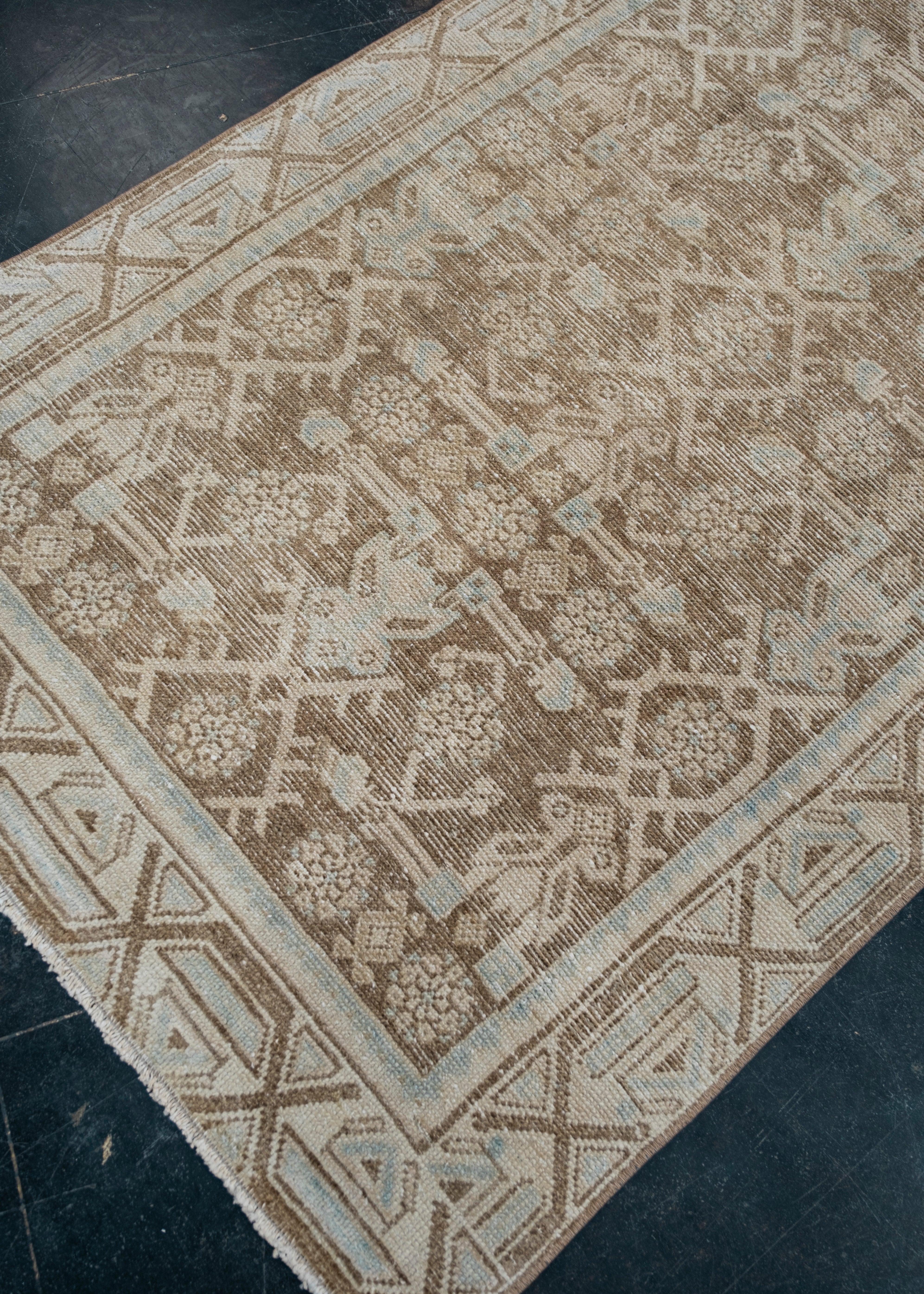 Contemporary Turkish Vintage Anatolian Rug 3'3