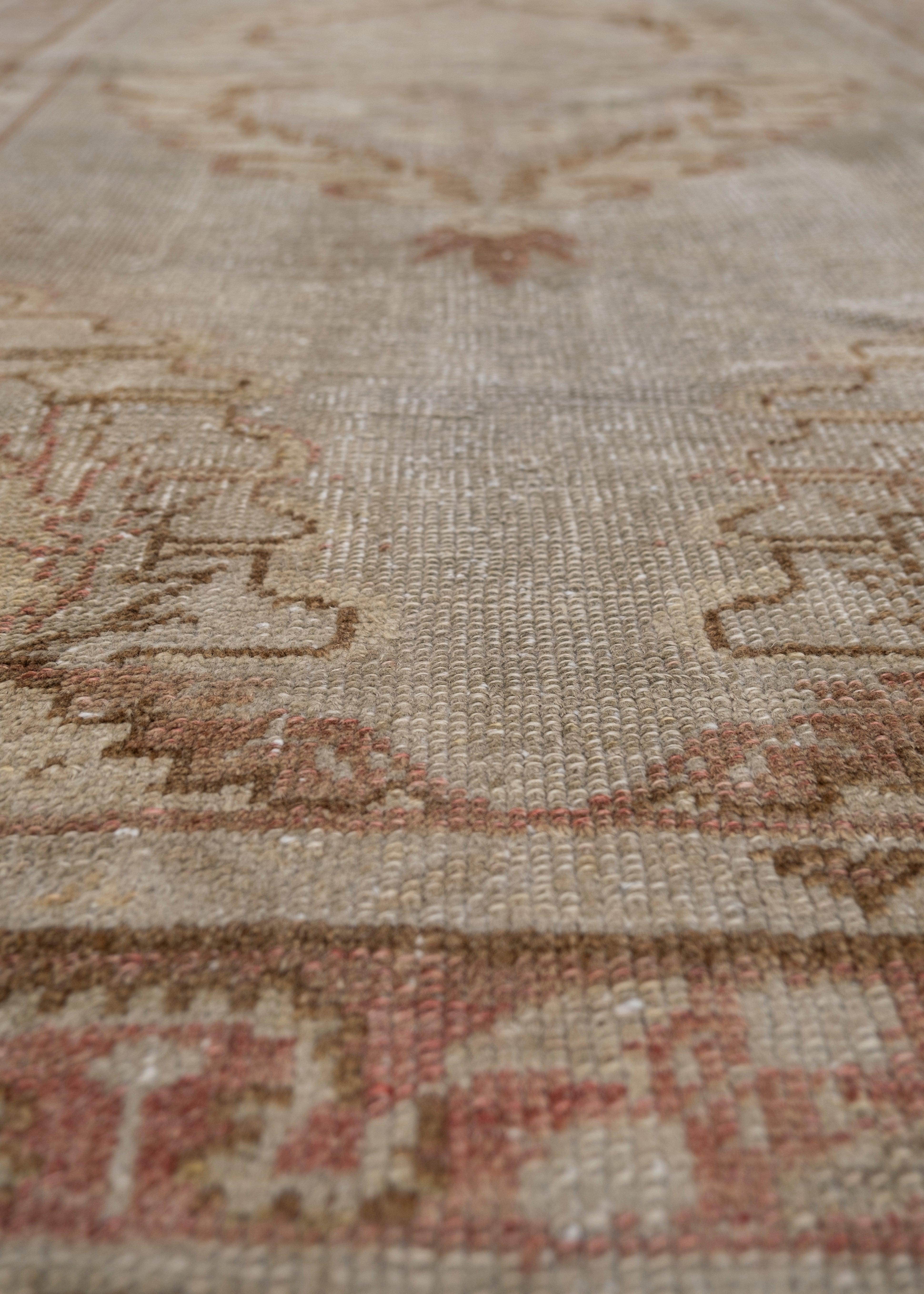 Türkischer Anatolischer Vintage-Teppich 3'3