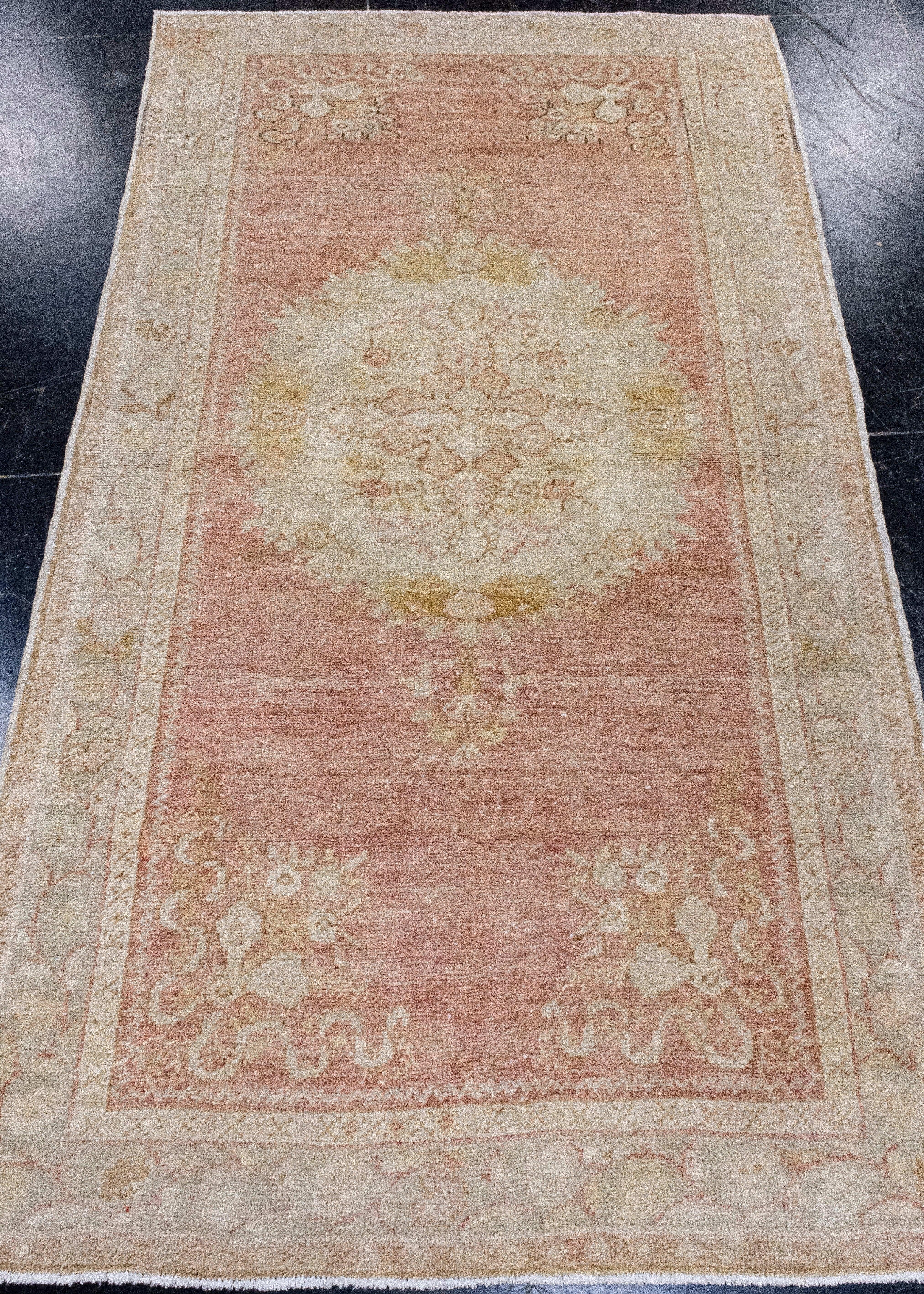 Turkish Vintage Anatolian Rug 3'5