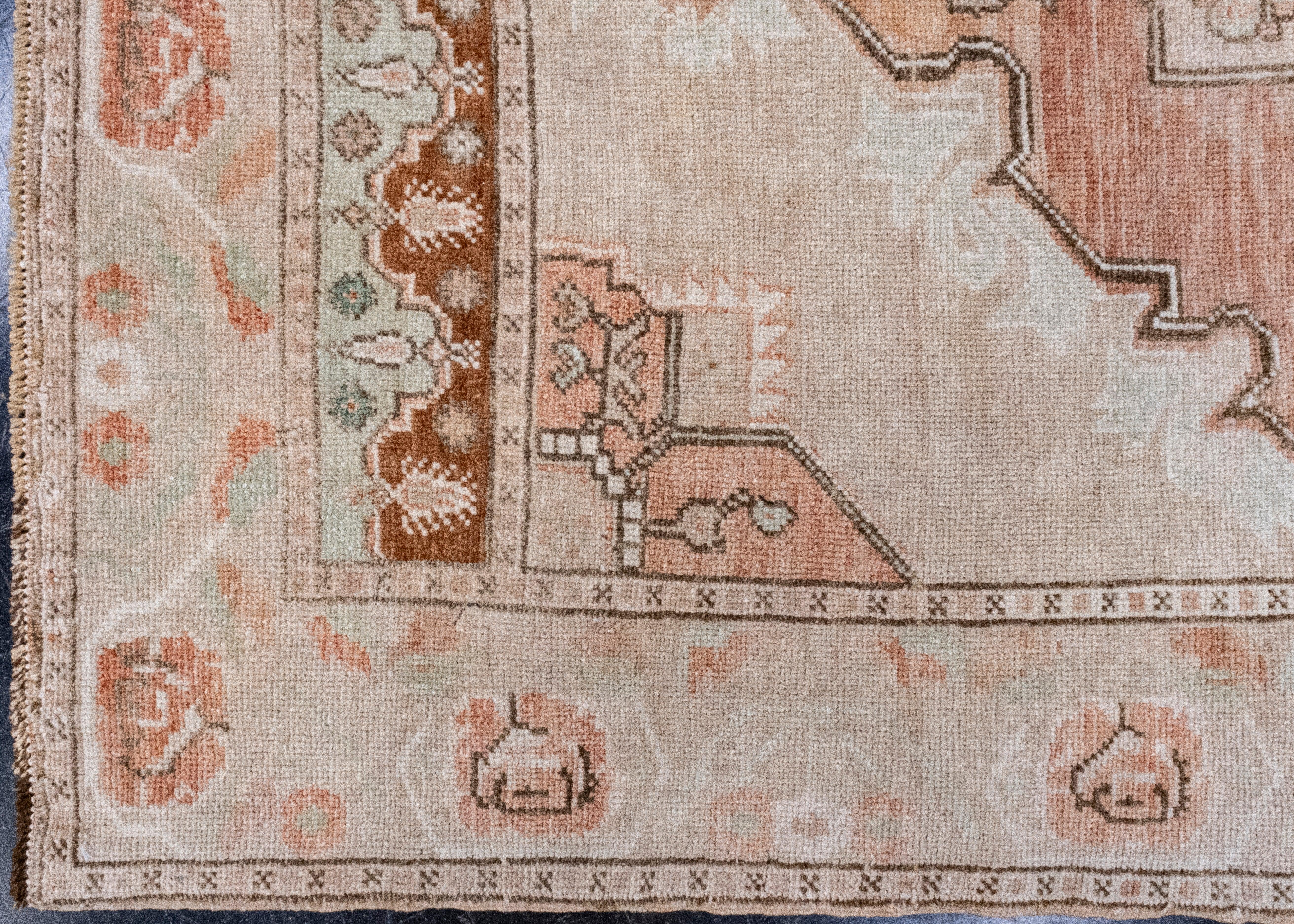 Hand-Knotted Turkish Vintage Anatolian Rug 3'7
