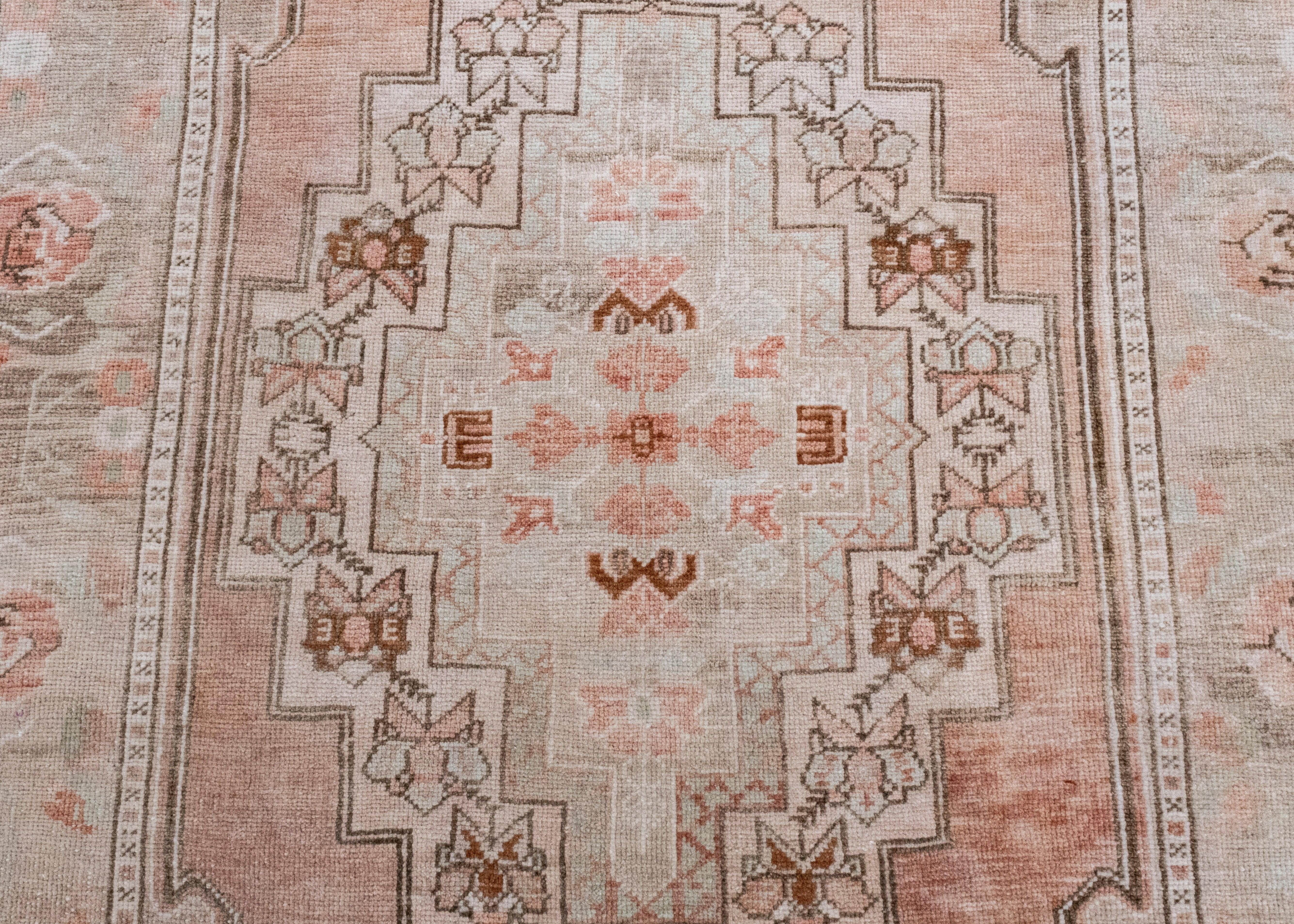 Contemporary Turkish Vintage Anatolian Rug 3'7