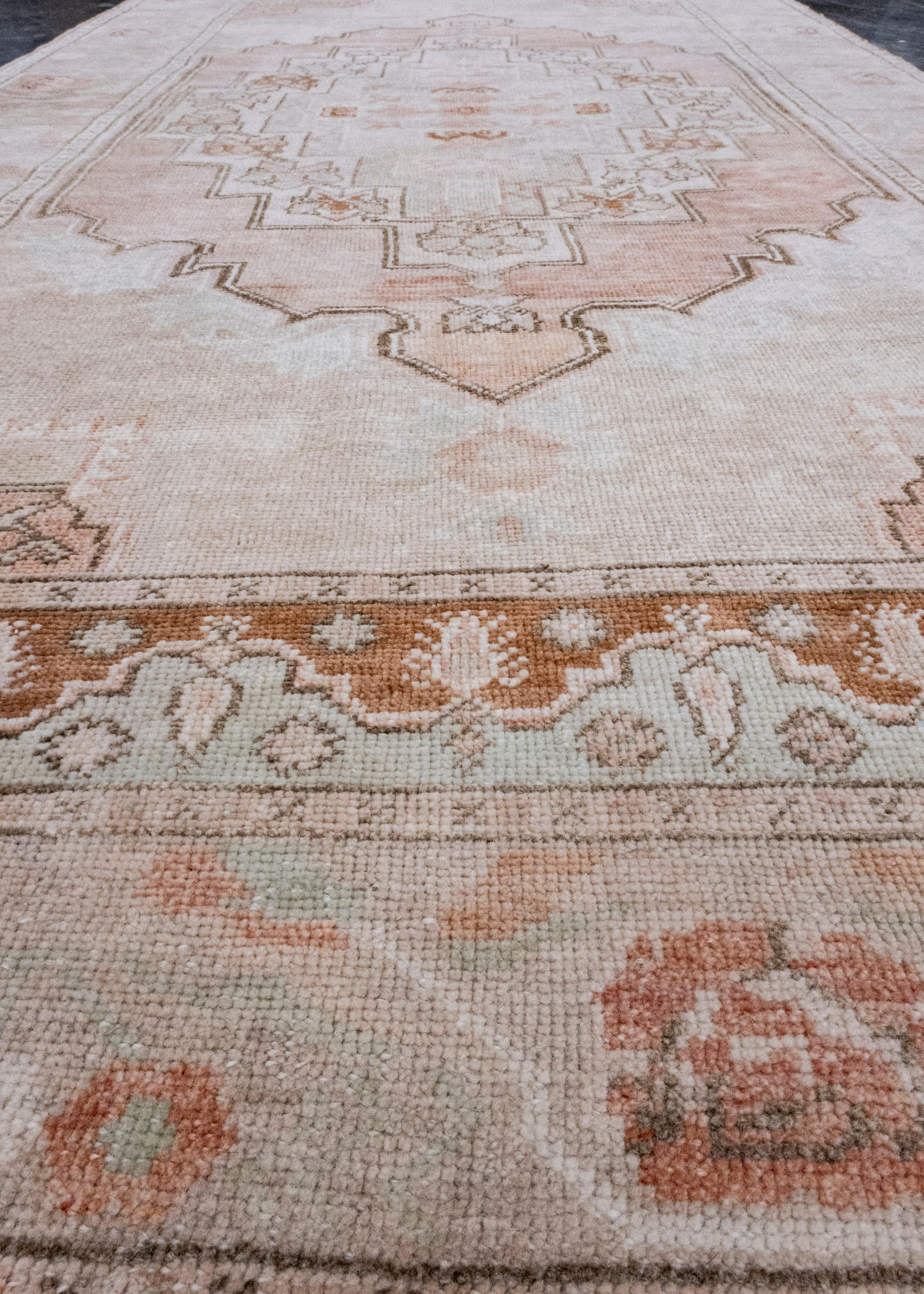 Turkish Vintage Anatolian Rug 3'7
