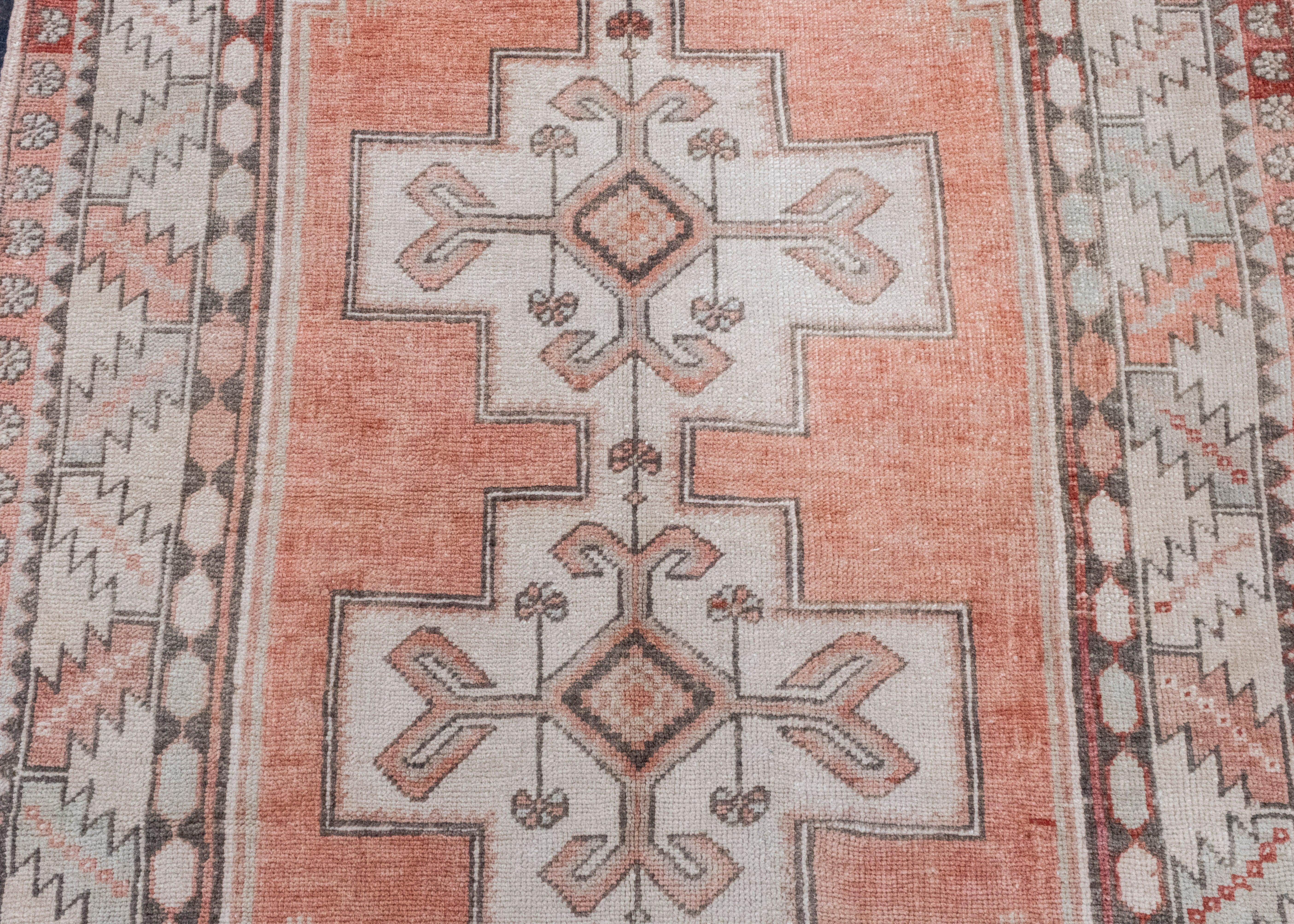 Türkischer Anatolischer Vintage-Teppich 4' x 6'5