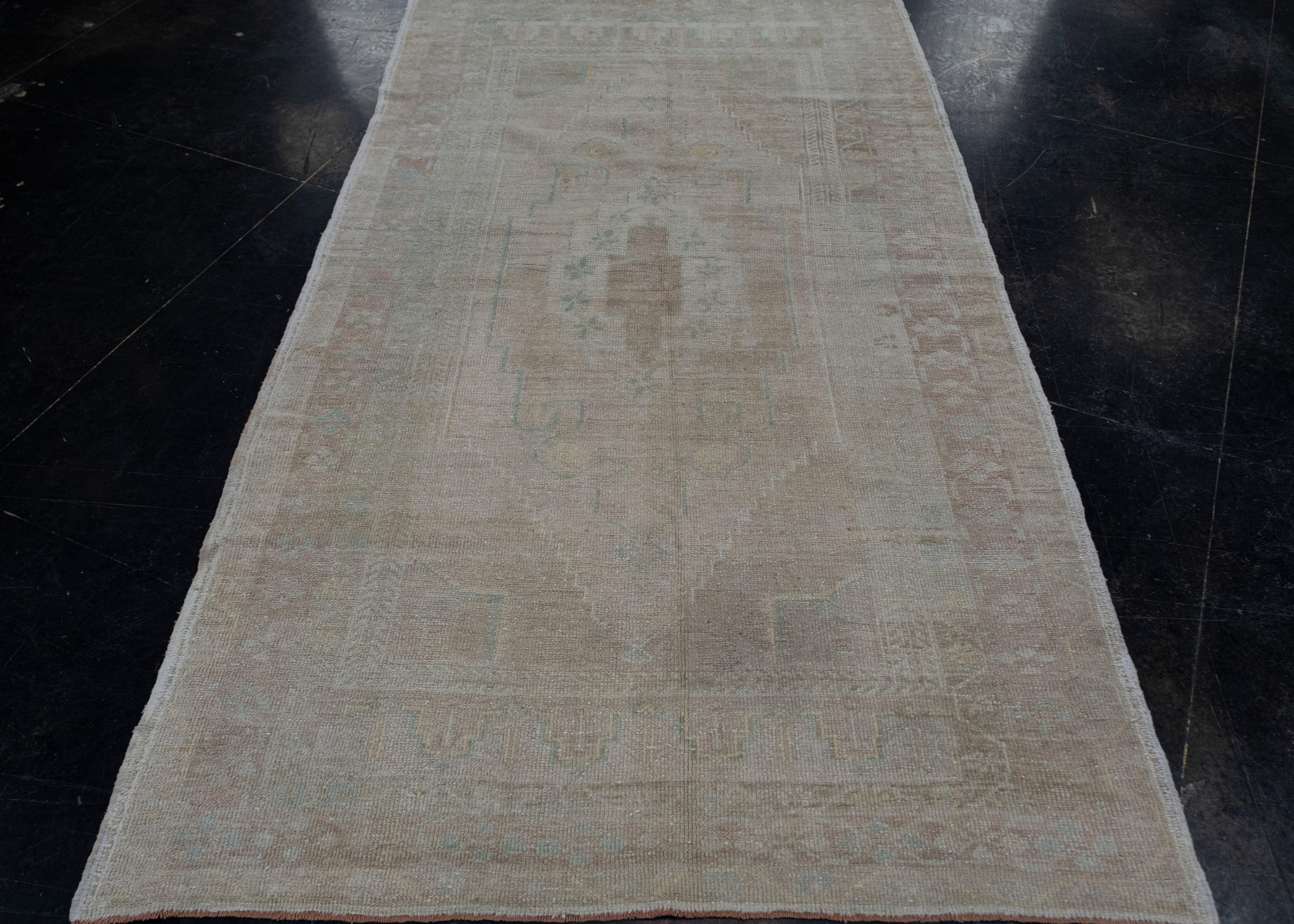 Turkish Vintage Anatolian Rug 4'4