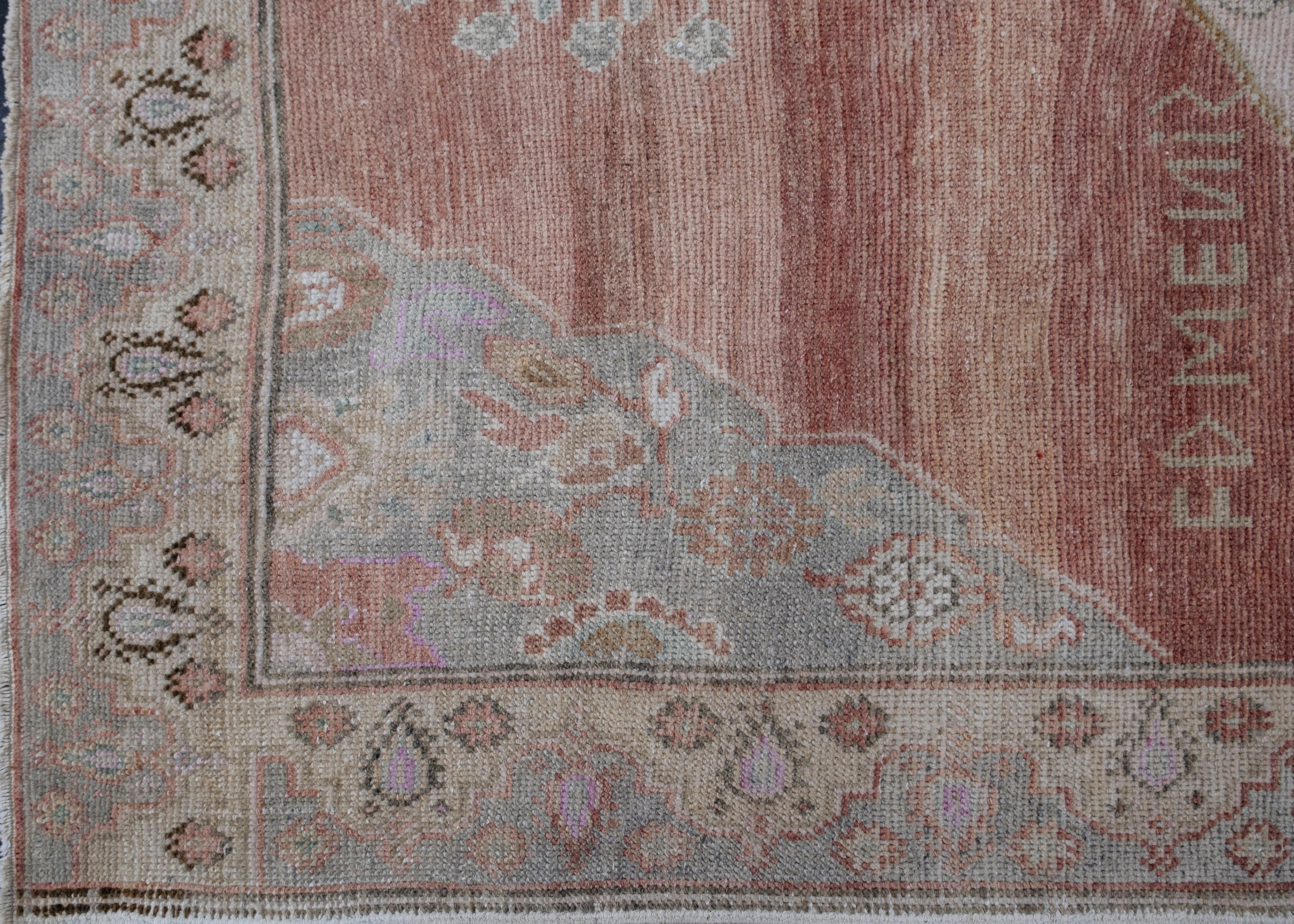 Turkish Vintage Anatolian Rug 4'4
