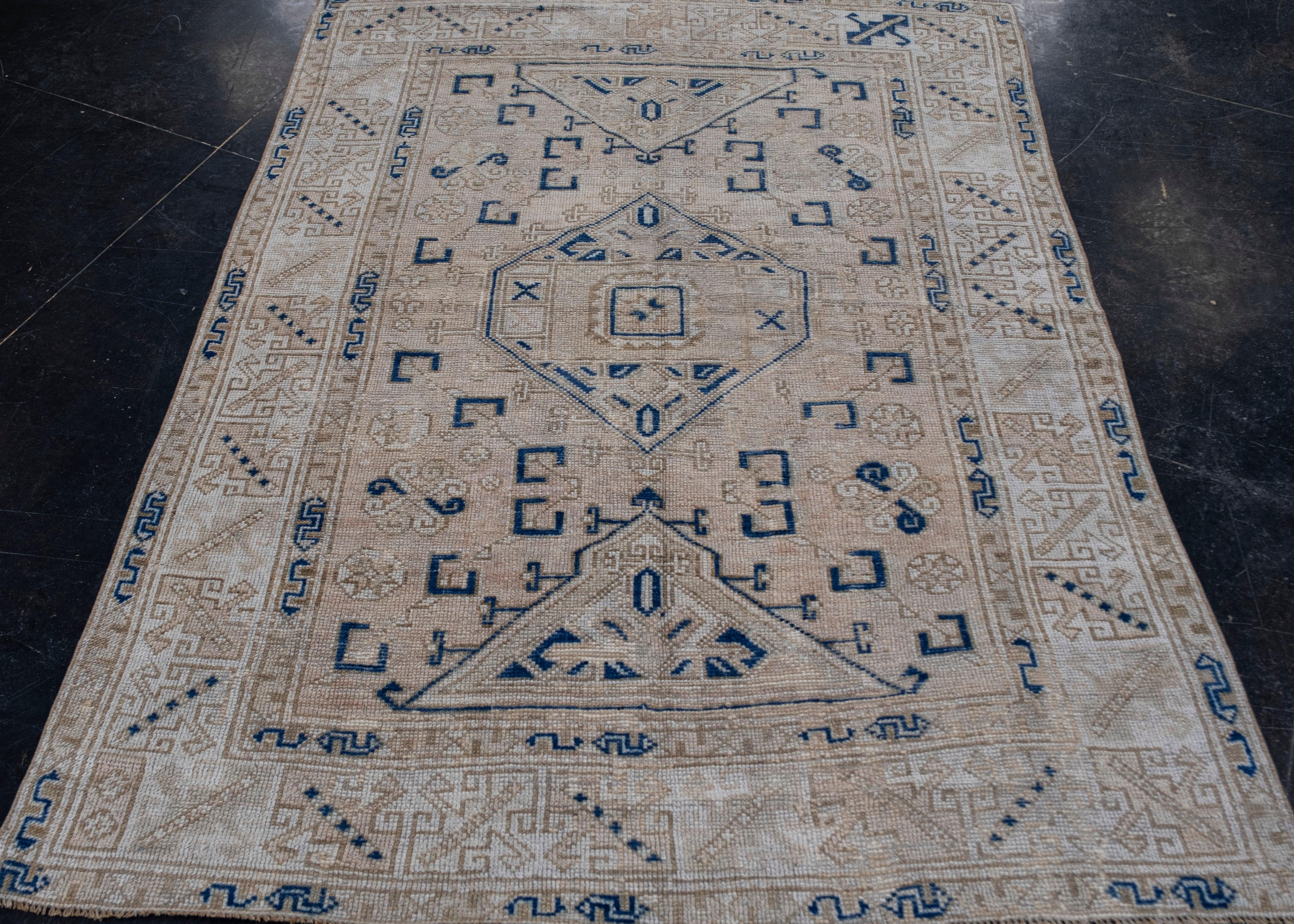 Turkish Vintage Anatolian Rug 4'6