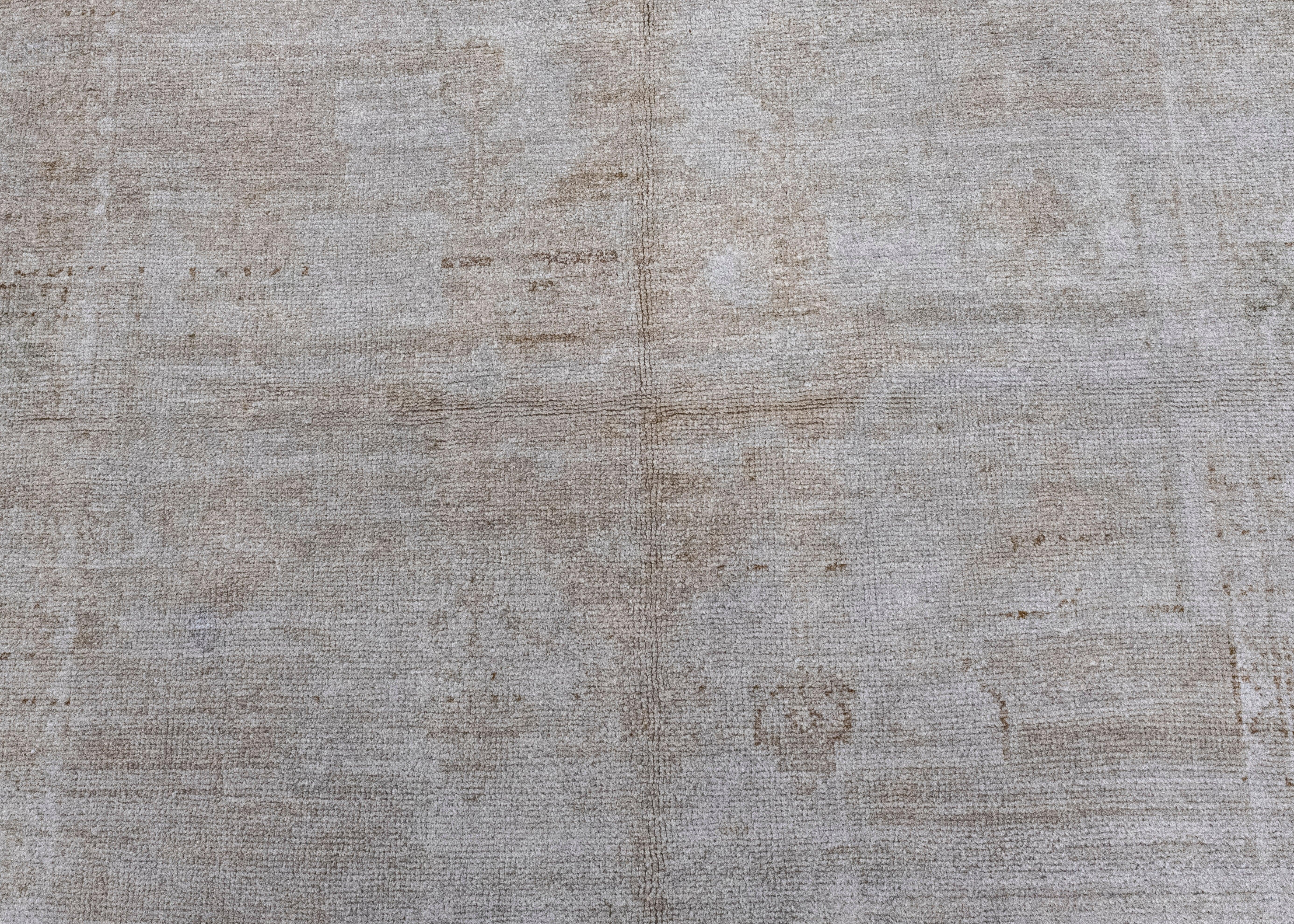 Contemporary Turkish Vintage Anatolian Rug 4'8