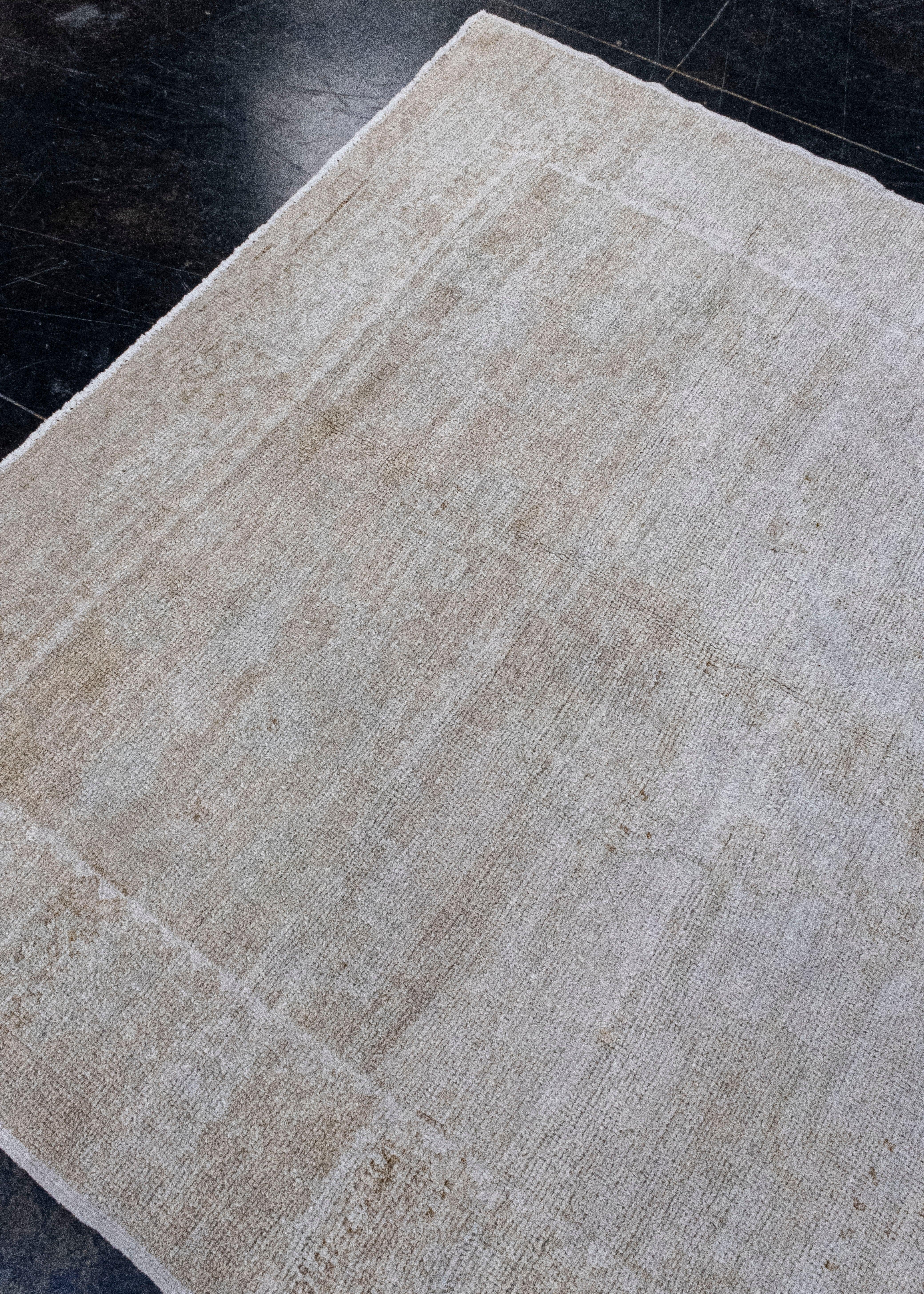 Wool Turkish Vintage Anatolian Rug 4'8
