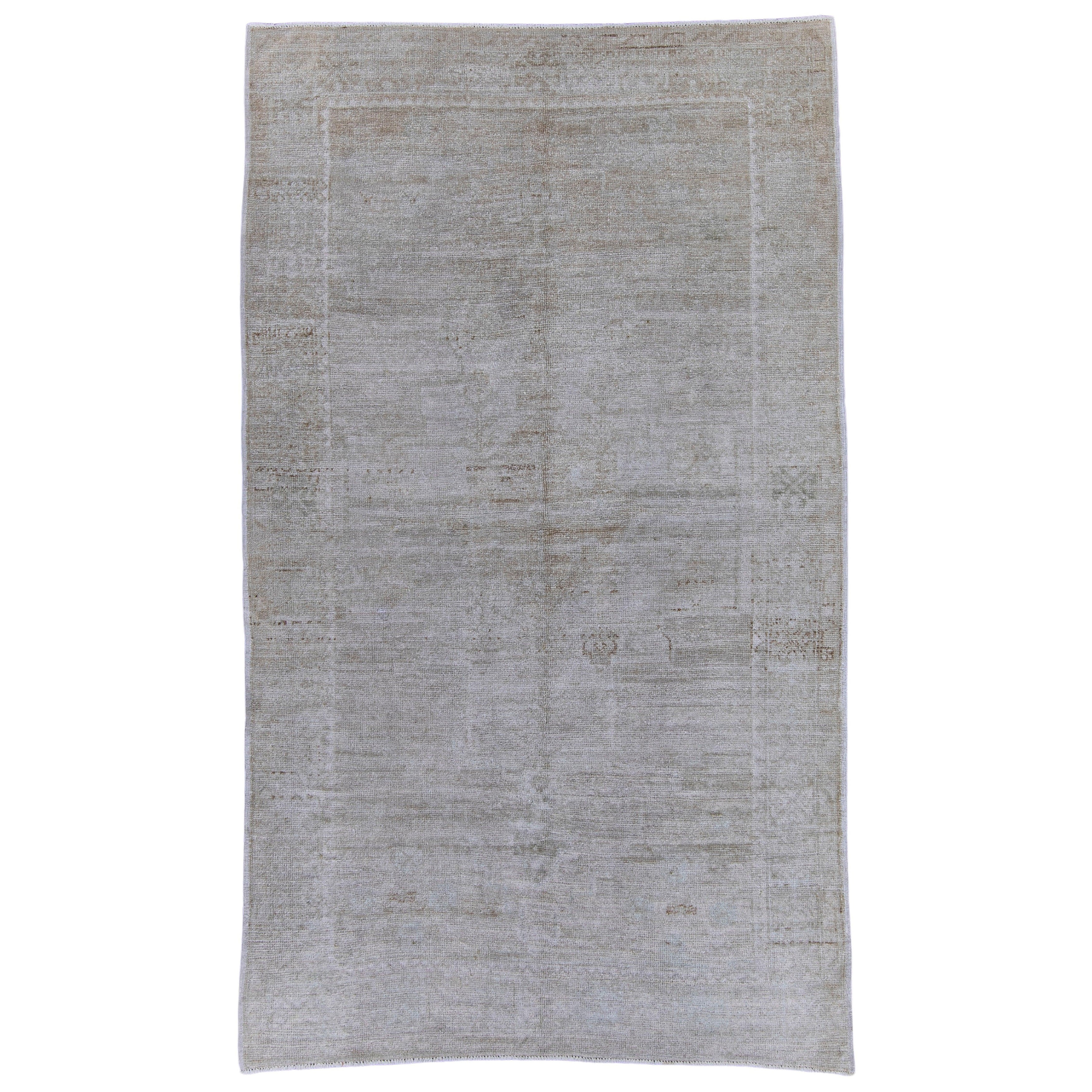 Turkish Vintage Anatolian Rug 4'8" x 8' #7043 For Sale