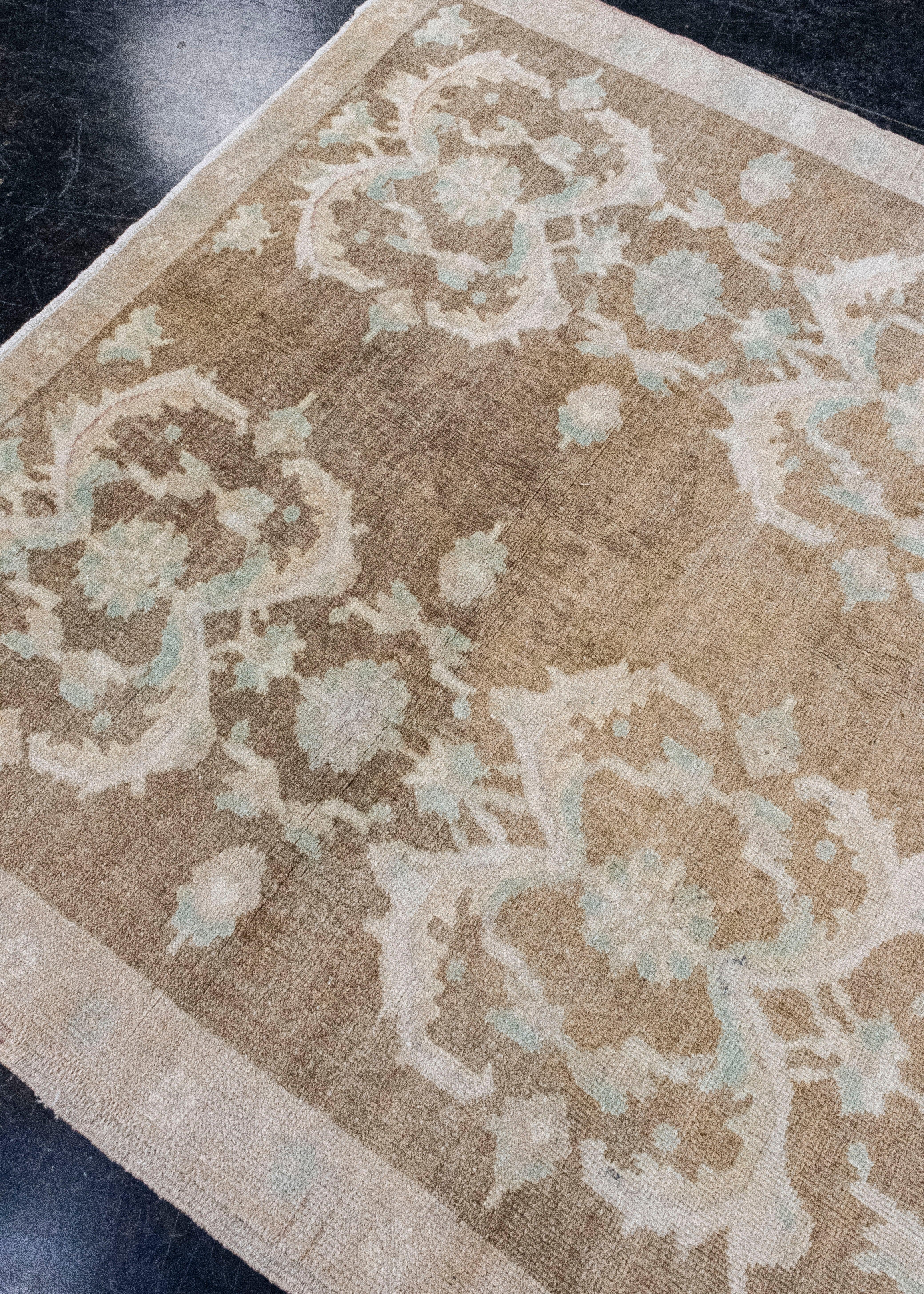 Türkischer Anatolischer Vintage-Teppich 5' x 6'1