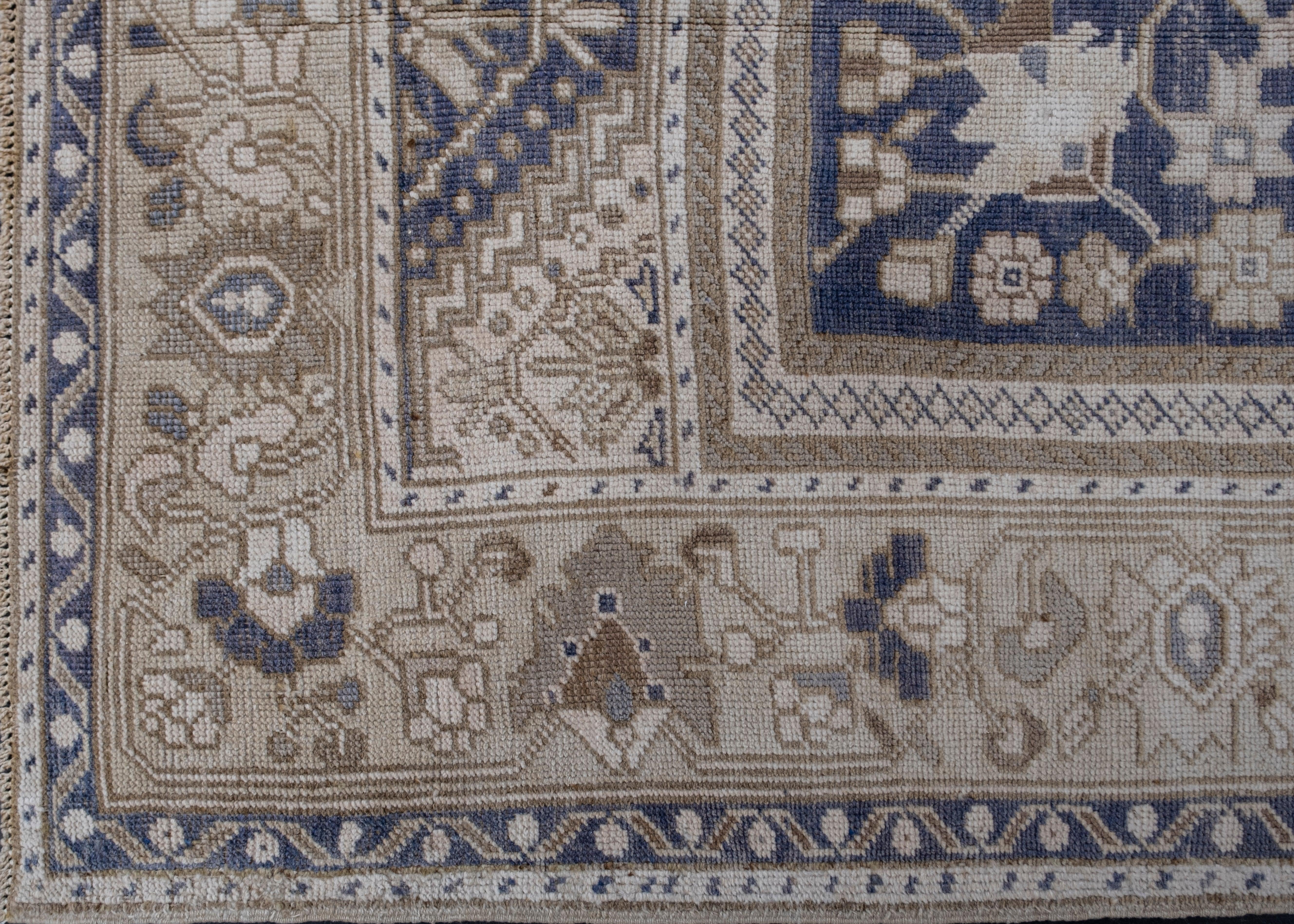 Annodato a mano Tappeto Vintage Anatolian Turco 5'10