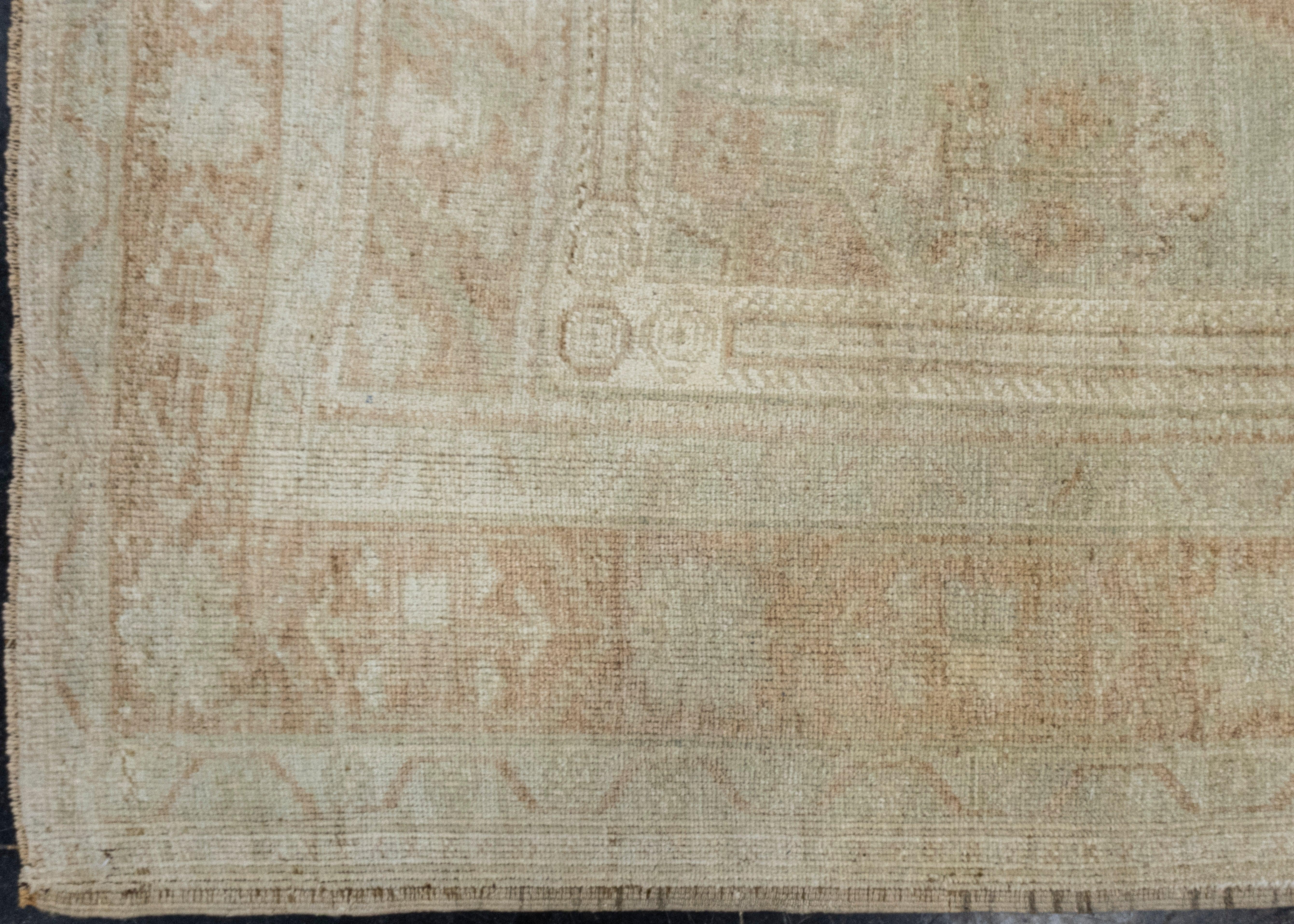 Hand-Knotted Turkish Vintage Anatolian Rug 5'5