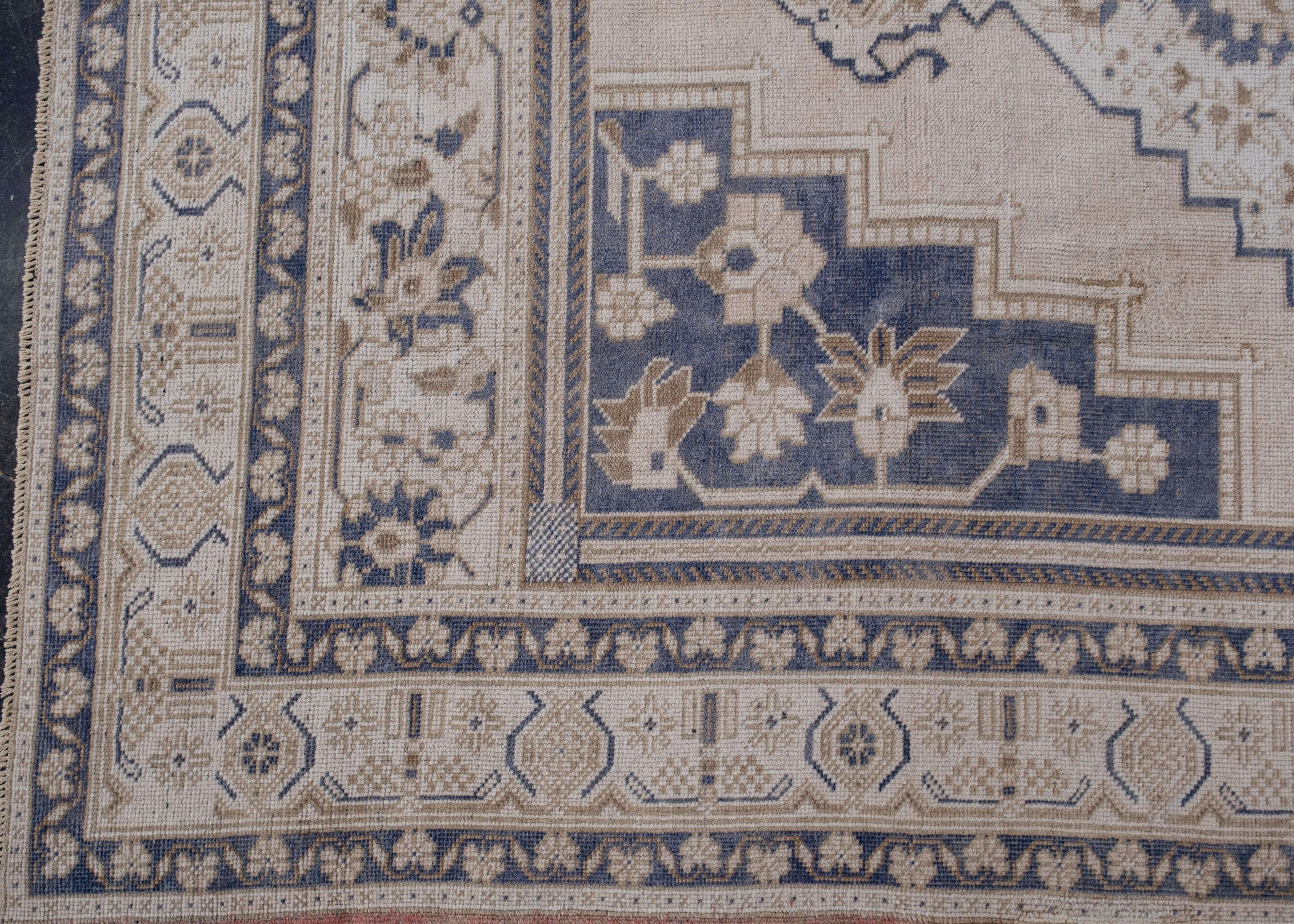 Contemporary Turkish Vintage Anatolian Rug 5'6