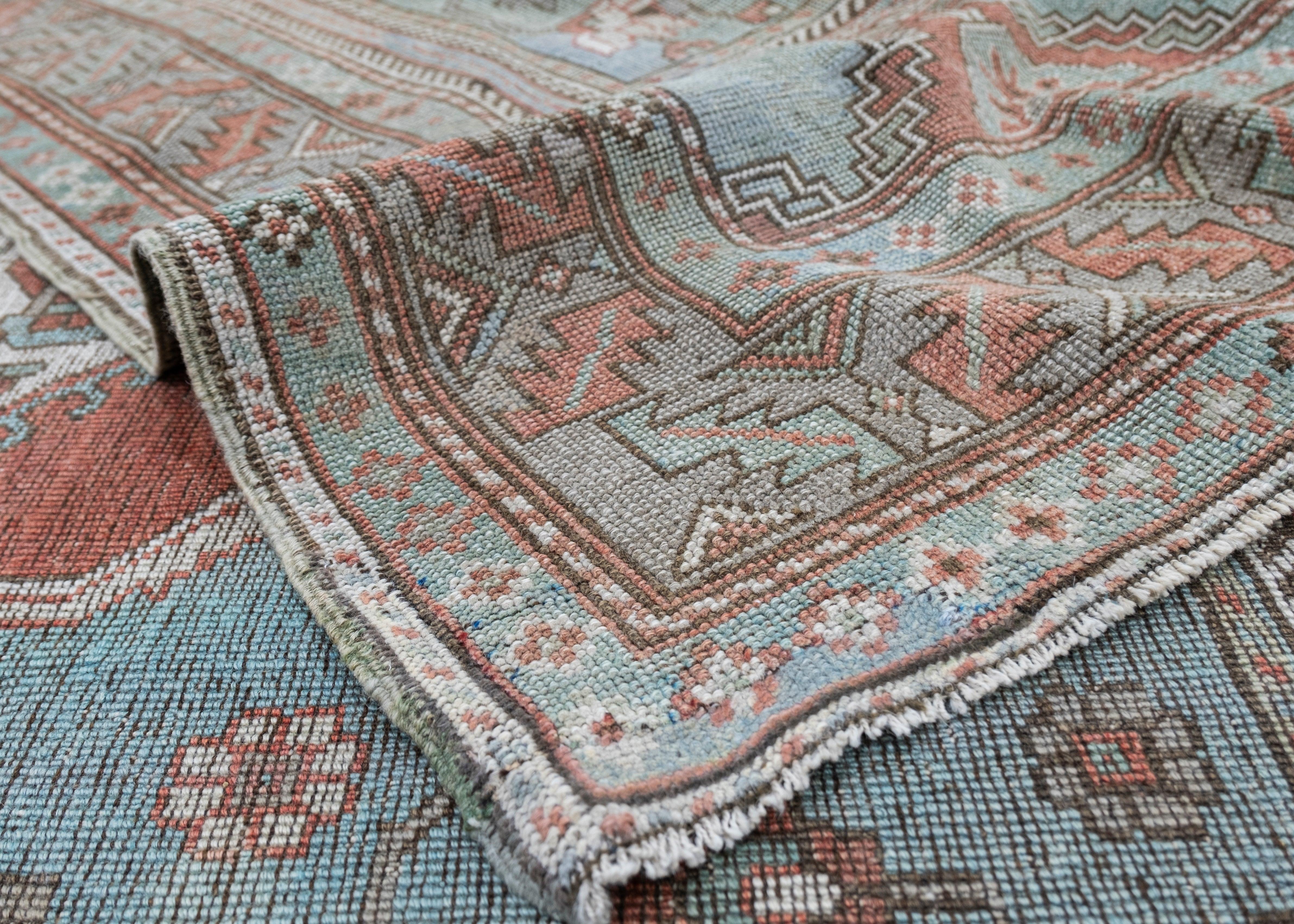Türkischer Anatolischer Vintage-Teppich 6'5