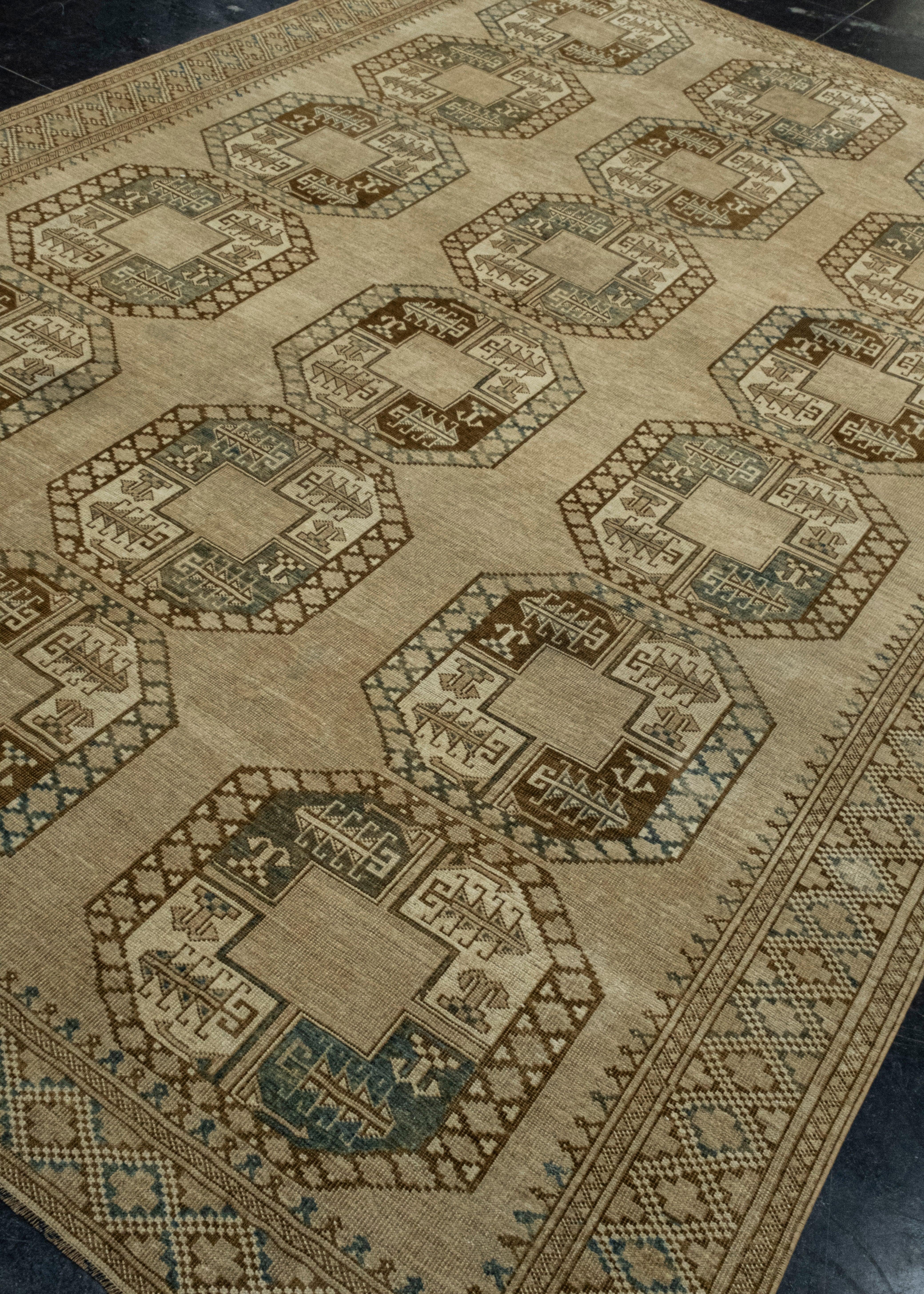 Türkischer Anatolischer Vintage-Teppich 7' x 10'5