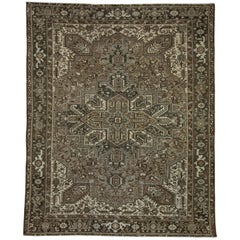 Tapis turc vintage d'Anatolie 8'1" x 10' n°16818